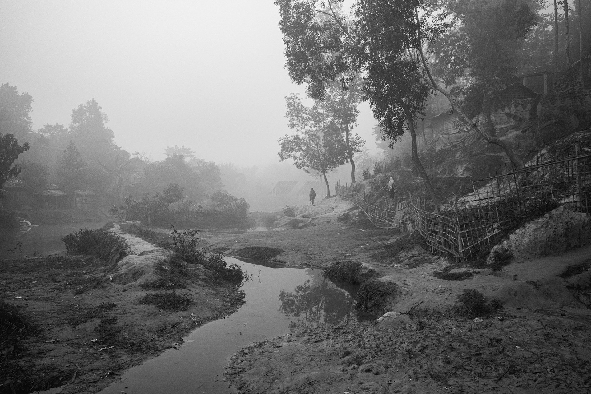 Environmental degradation is a constant concern in the world's largest refugee complex, where massive deforestation was necessary to provide space for hundreds of thousands of arrivals. Kutupalong camp, Bangladesh, January 2026