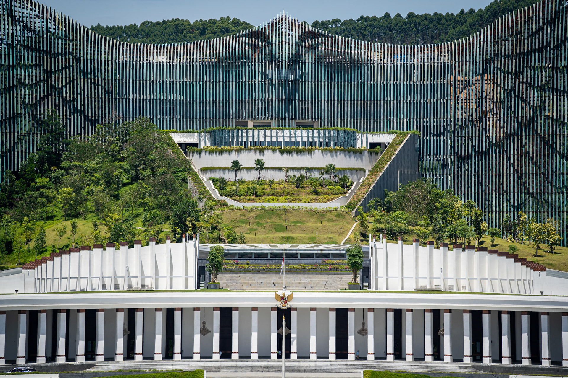 The Great Garuda—the symbolic heart of IKN. A powerful icon, yet it overlooks a city that is effectively empty. Ibu Kota Nusantara (IKN), Indonesia, January 2026