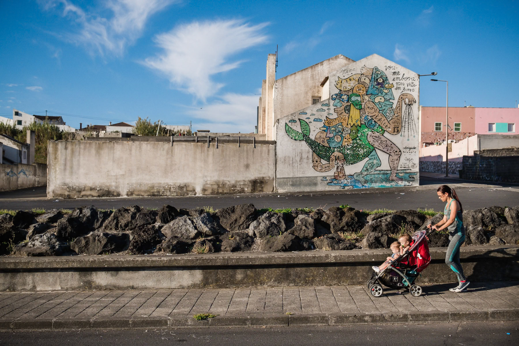 Fishermen neighborhood, Rabo de Peixe, Azores, September 2018