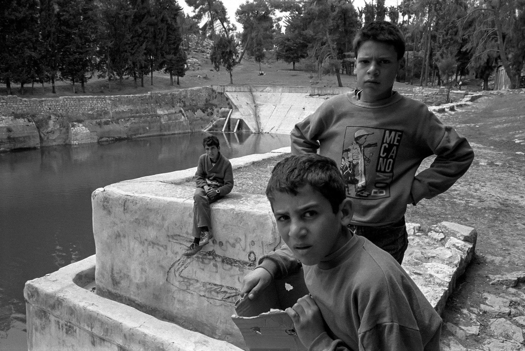 Solomon's Pools near Al-Khader village in the Bethlehem area, Bethlehem in the Palestinian Occupied Territories, April 1993
