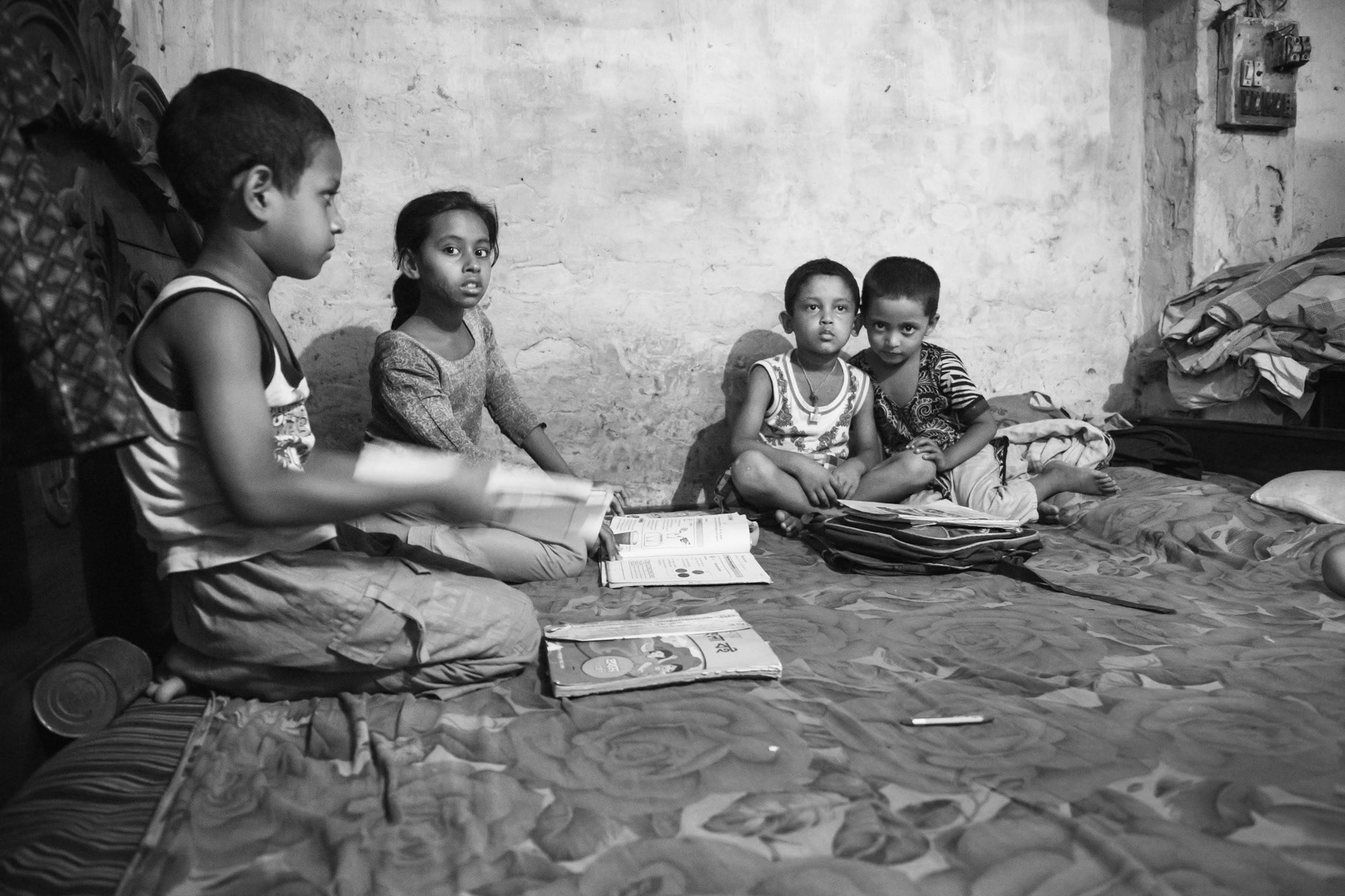 Halishahar Bihari camp, Chittagong, Bangladesh, May 2015