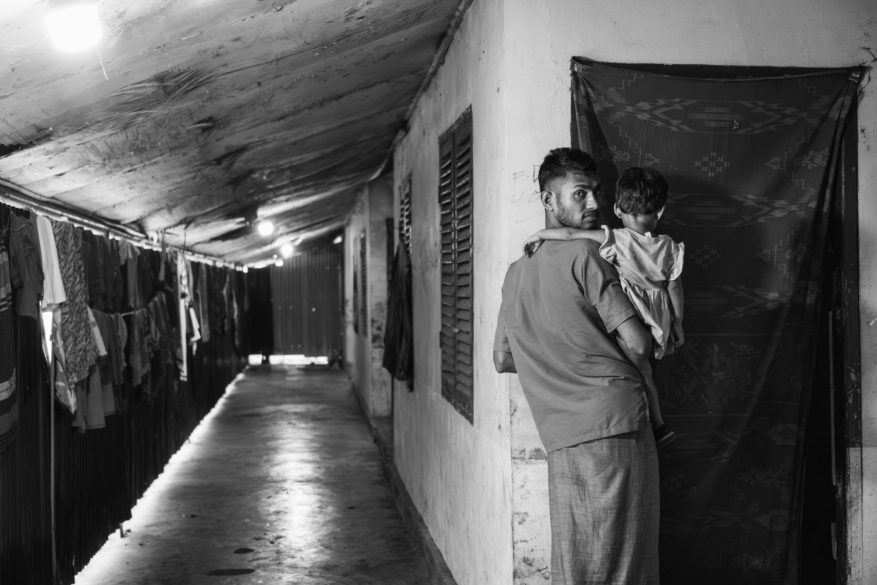 Between October and April each year when the seas are less affected by storms and cyclones thousands of Rohingya refugees attempt to cross the Bay of Bengal and Andaman Sea to reach the shores of Malaysia and Indonesia in search of protection. All are from Rakhine in Myanmar where they have been subject of persecution, ethnic cleansing and genocide. More than a million are refugees in Bangladesh, few hundred thousands remain in Myanmar. The inhumane conditions in Rakhine and the refugee camps in Bangladesh make them easy prey for human traffickers promising them a better future abroad. Usually the boats are unseaworthy and the journey endless, usually more than 40 days. With a lack of water, food and medical care many dont survive the crossing. At present only Indonesia is still allowing the boats and refugees to stay, other countries usually push the boats back in international waters. The question remains how long Indonesia and the population of Aceh will continue to accept and shelter the Rohingya refugees that nobody is ready to accept despite the documented abuses they are victim of in Rakhine and in the refugee camps of Bangladesh. So far the people of Aceh show great solidarity with the refugees arriving, but with ever increasing numbers arriving this may change in the future when finding appropriate shelter might become an issue. Much of the coordination, support and awareness is being provided by Yayasan Geutanyoe, a local NGO who is at the forefront of this humanitarian tragedy and is making sure that no one is left stranded without essential aid and shelter after the horrific journey refugees have been through. Shelter for Rohingya refugees in Aceh, Sumatra, Indonesia, October 2023