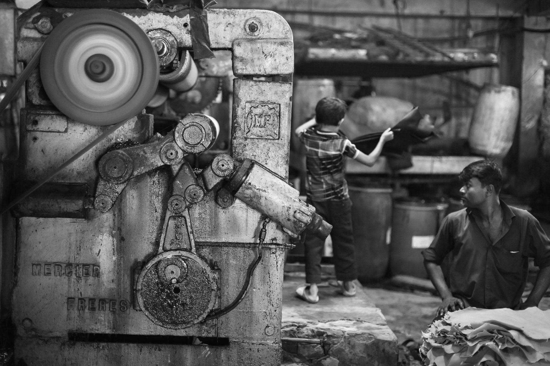 Tannery in Hazaribagh, Dhaka, May 2015