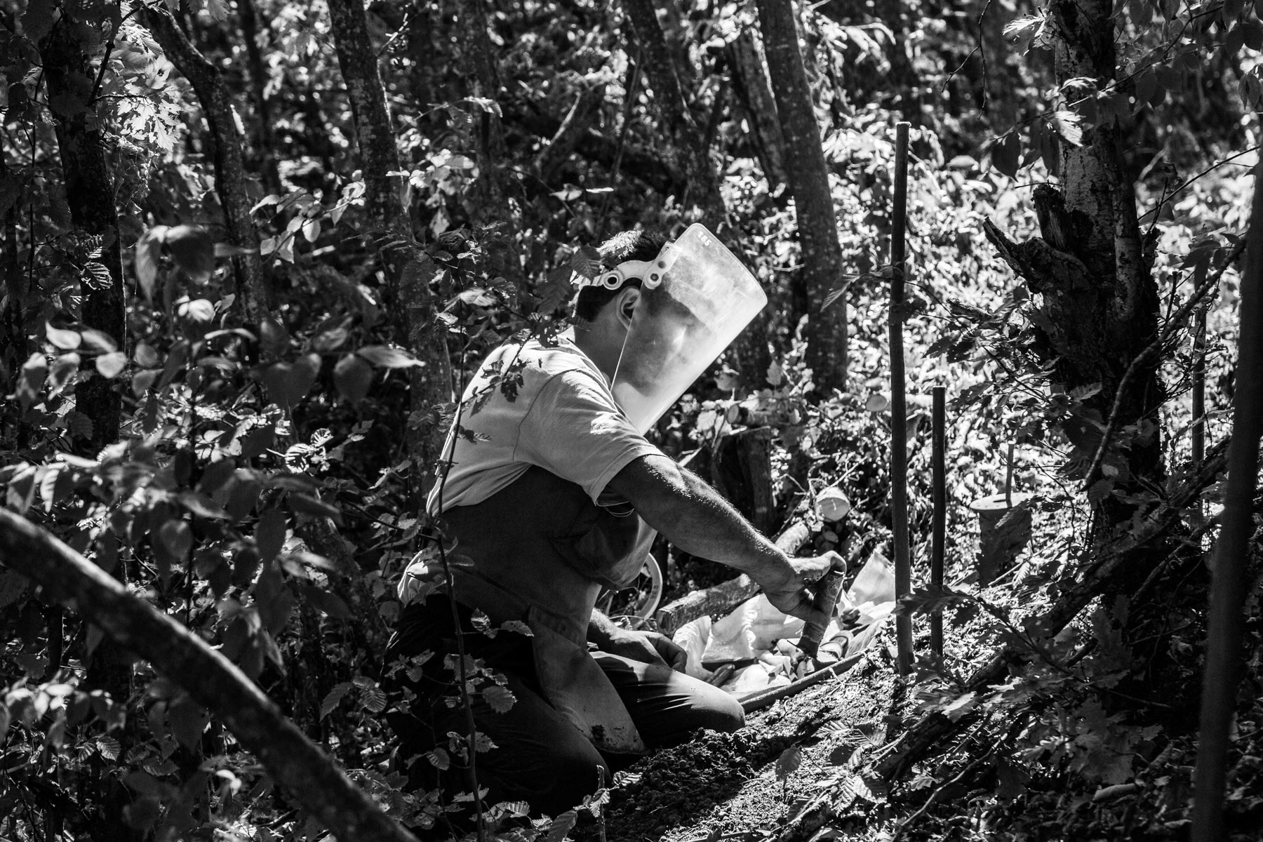 Nagorno Karabakh has one of the world's highest per capita rates of accidents caused by mines, cluster munitions and other explosive remenants of war, Khramort minefields, July 2014