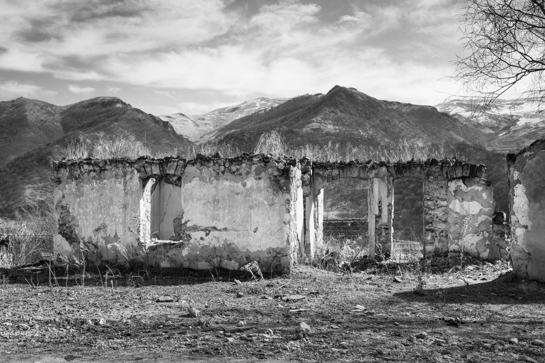 Karvachar town, Nagorno-Karabakh. February 2014