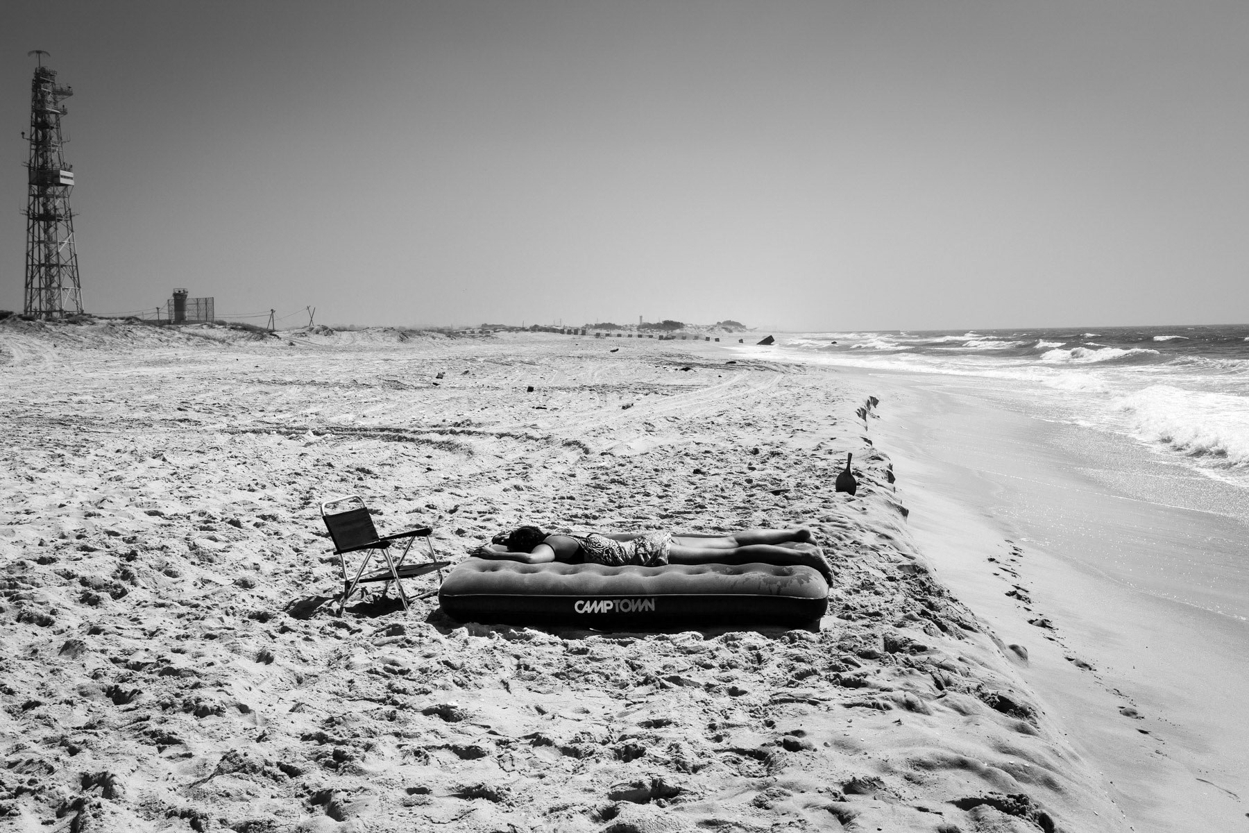 Ziqim, last beach before the sealed-off Gaza Strip, Israel, July 2013