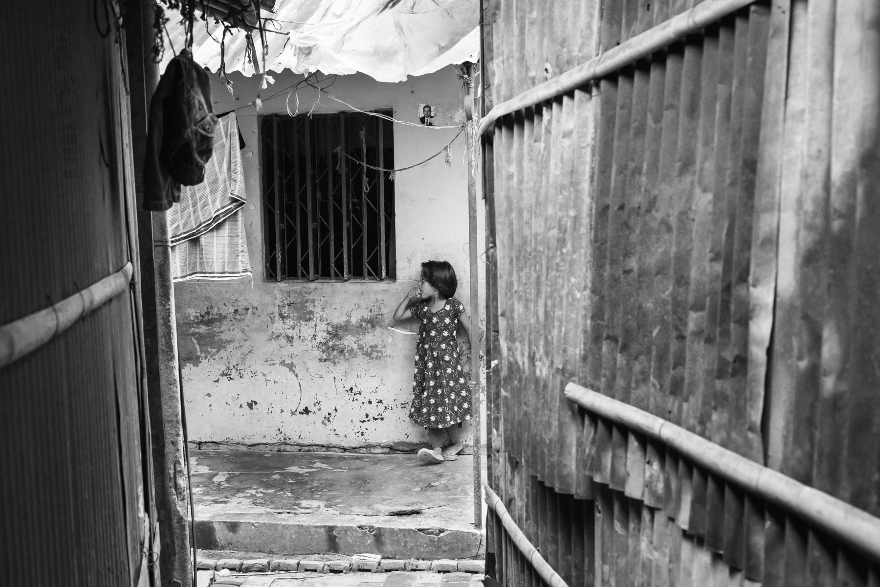 Piruj Shah Bihari camp, Chittagong, Bangladesh, May 2016