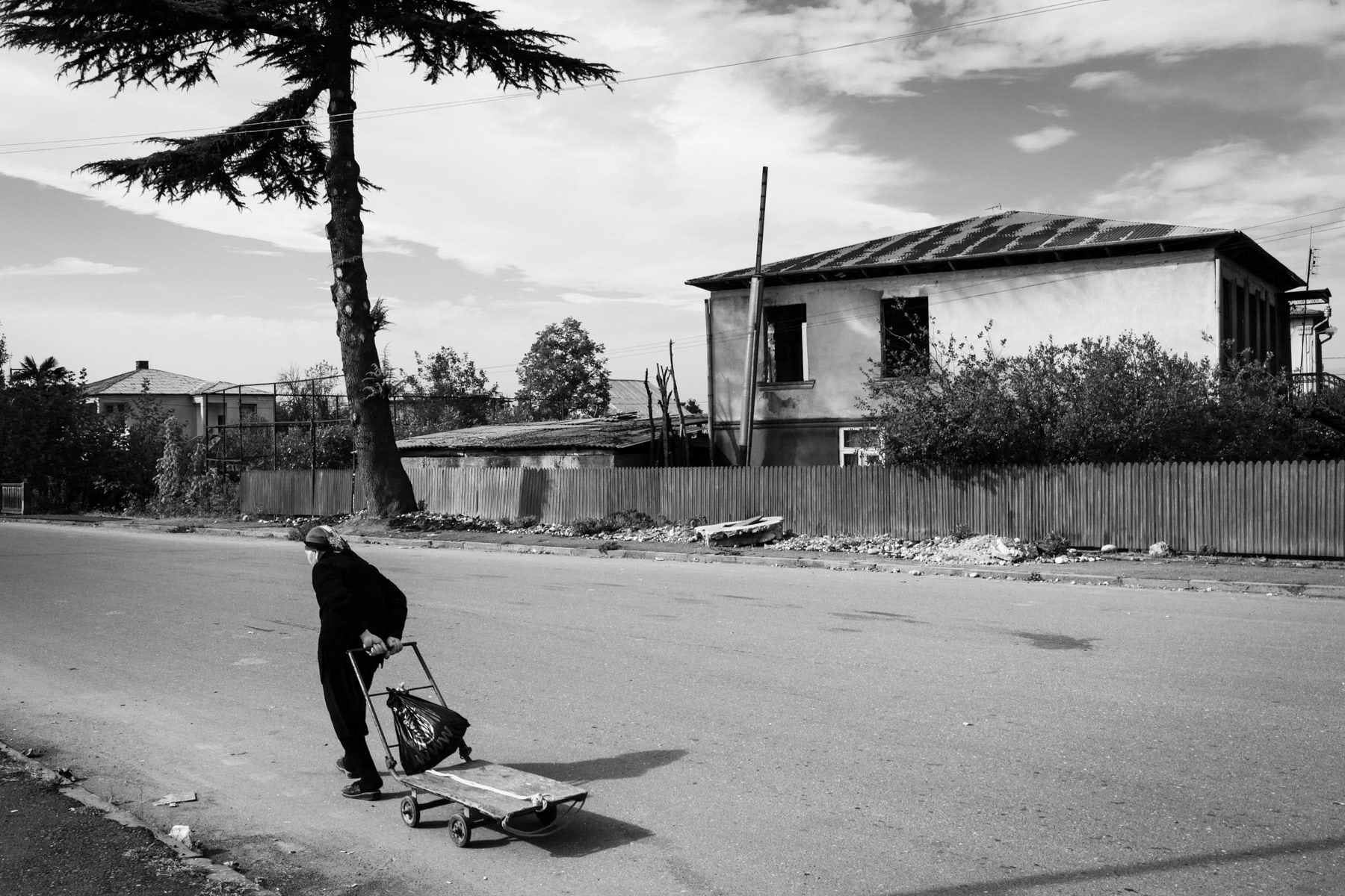 Old woman in Gali, Abkhazia, October 2013