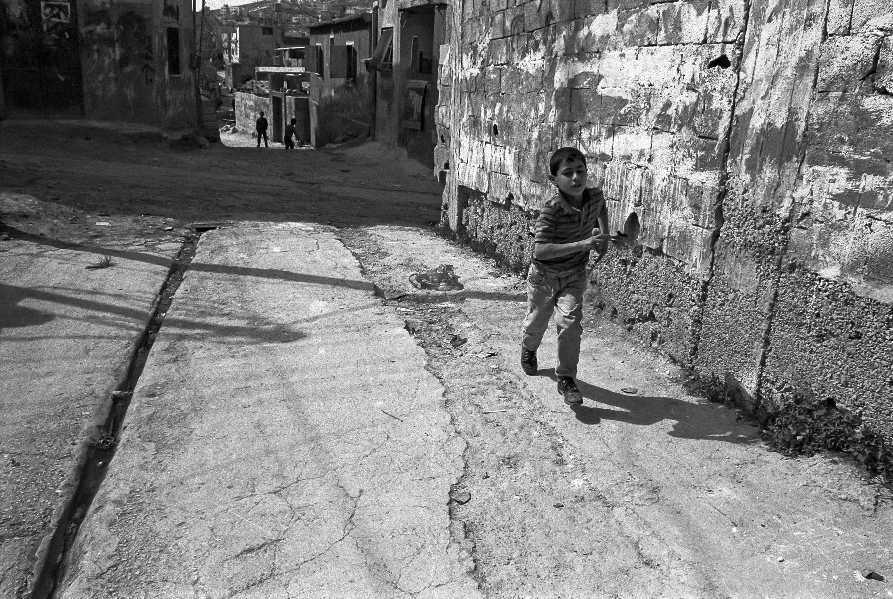 Dheisheh camp near Bethlehem in the Palestinian Occupied Territories, April 1993