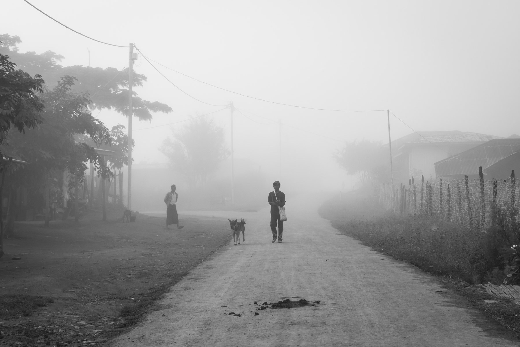 Hnaring, the main town and administrative center of Lautu, a region in central Chin State and mid way between the north and the south of Chin. Myanmar, September 2022