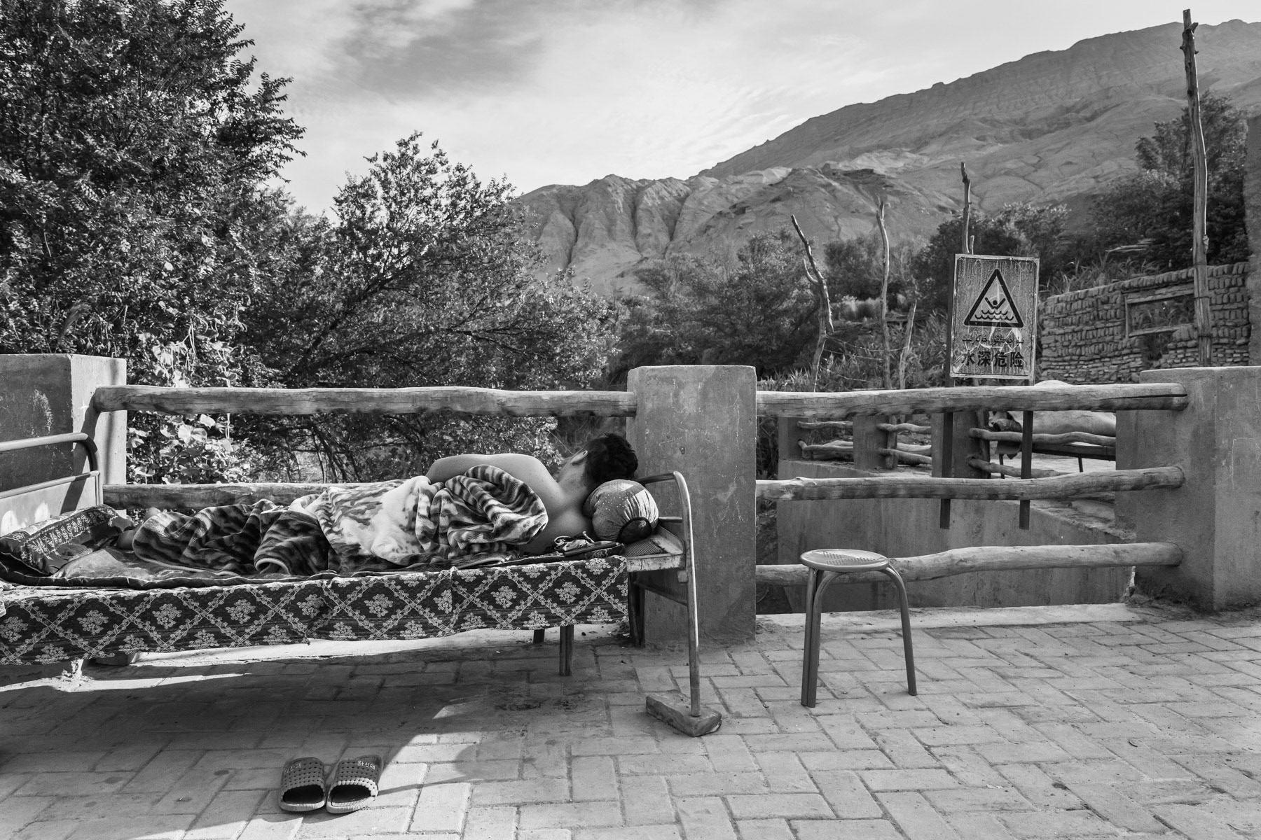 Uyghur village of Tuyuk. Turpan District, Xinjiang, China, August 2019