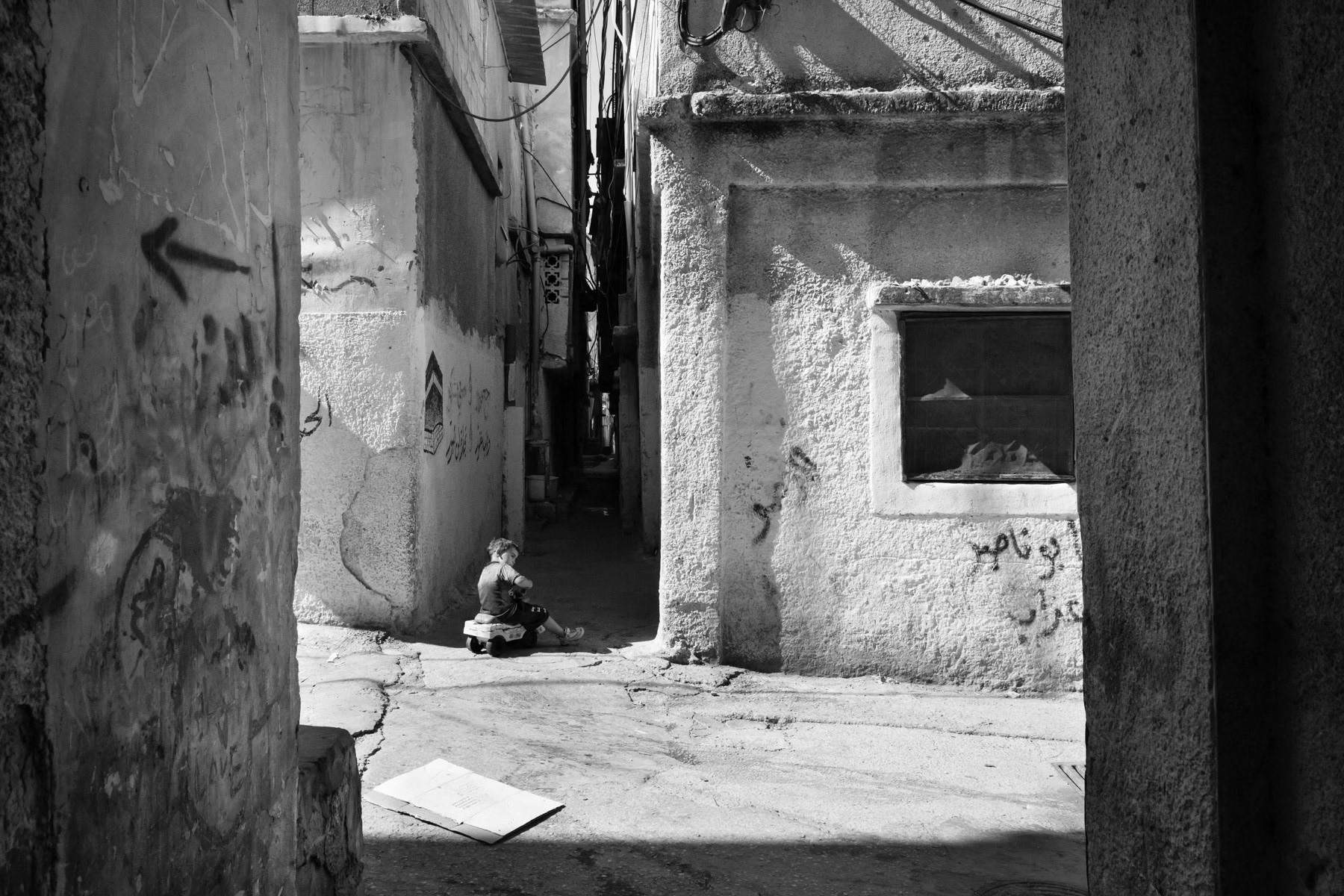 Balata Refugee Camp in the West Bank, Palestine, May 2014