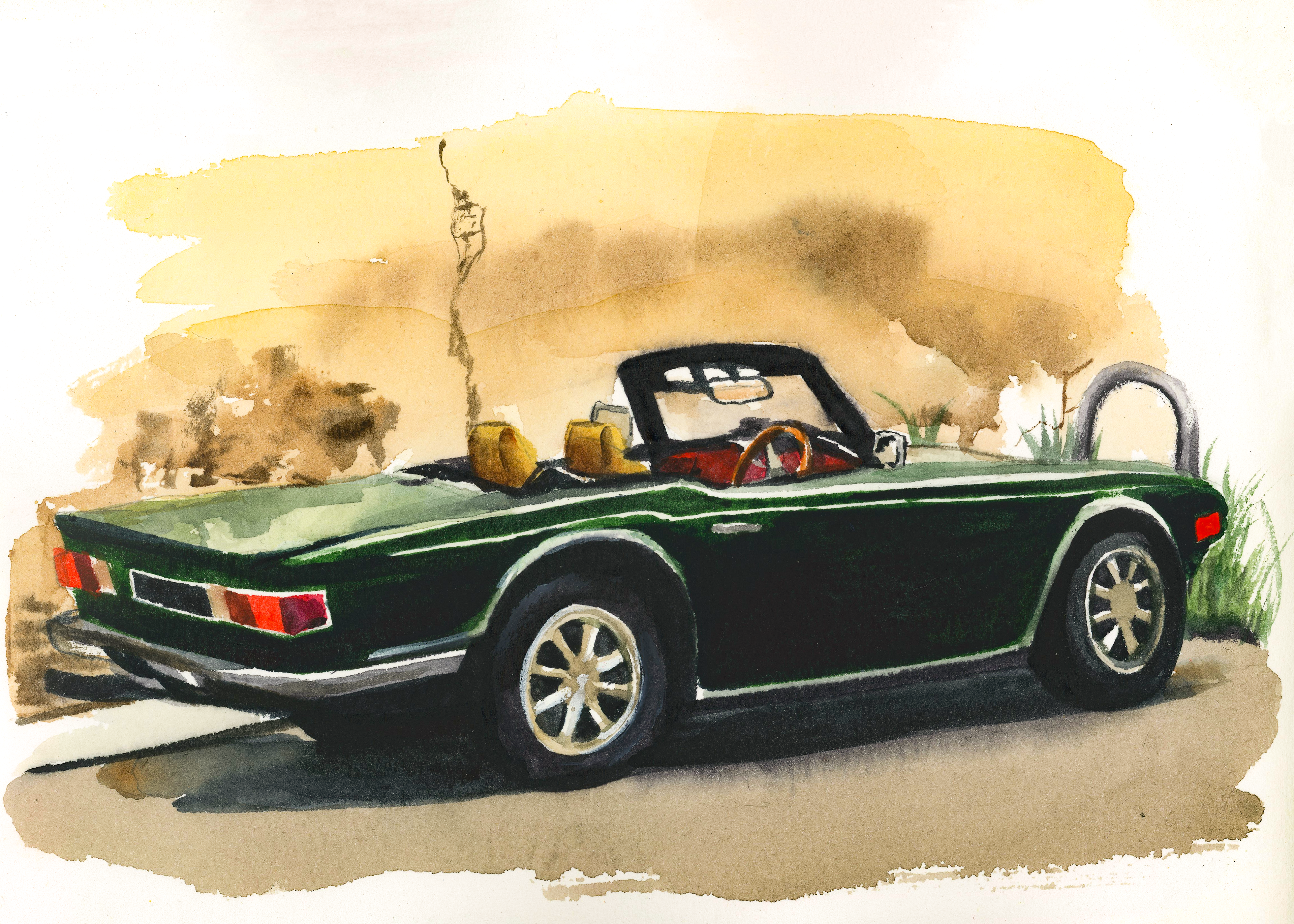 'Lucky Green' Watercolor
