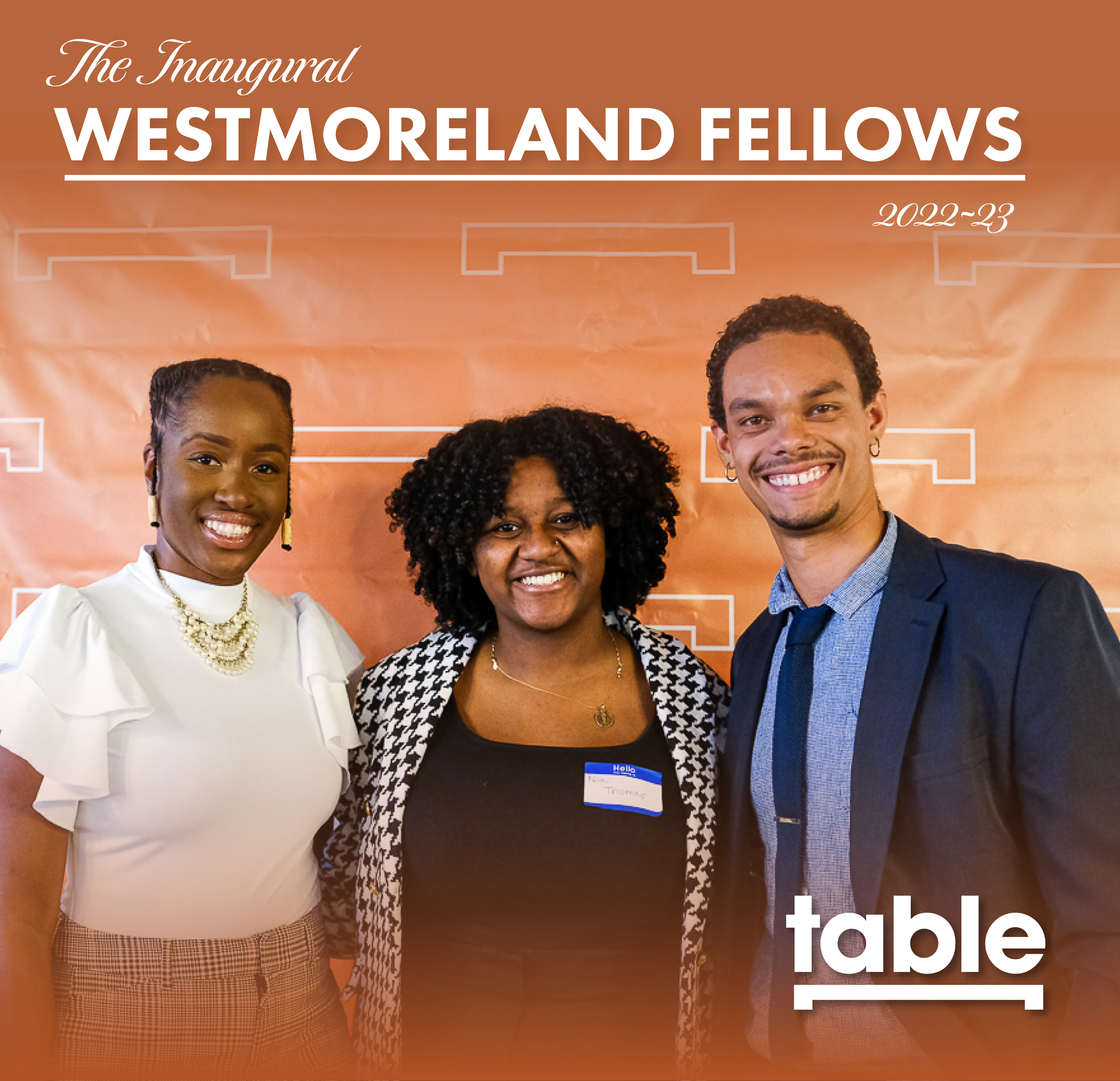 Promo for TABLE Westmoreland Fellowship