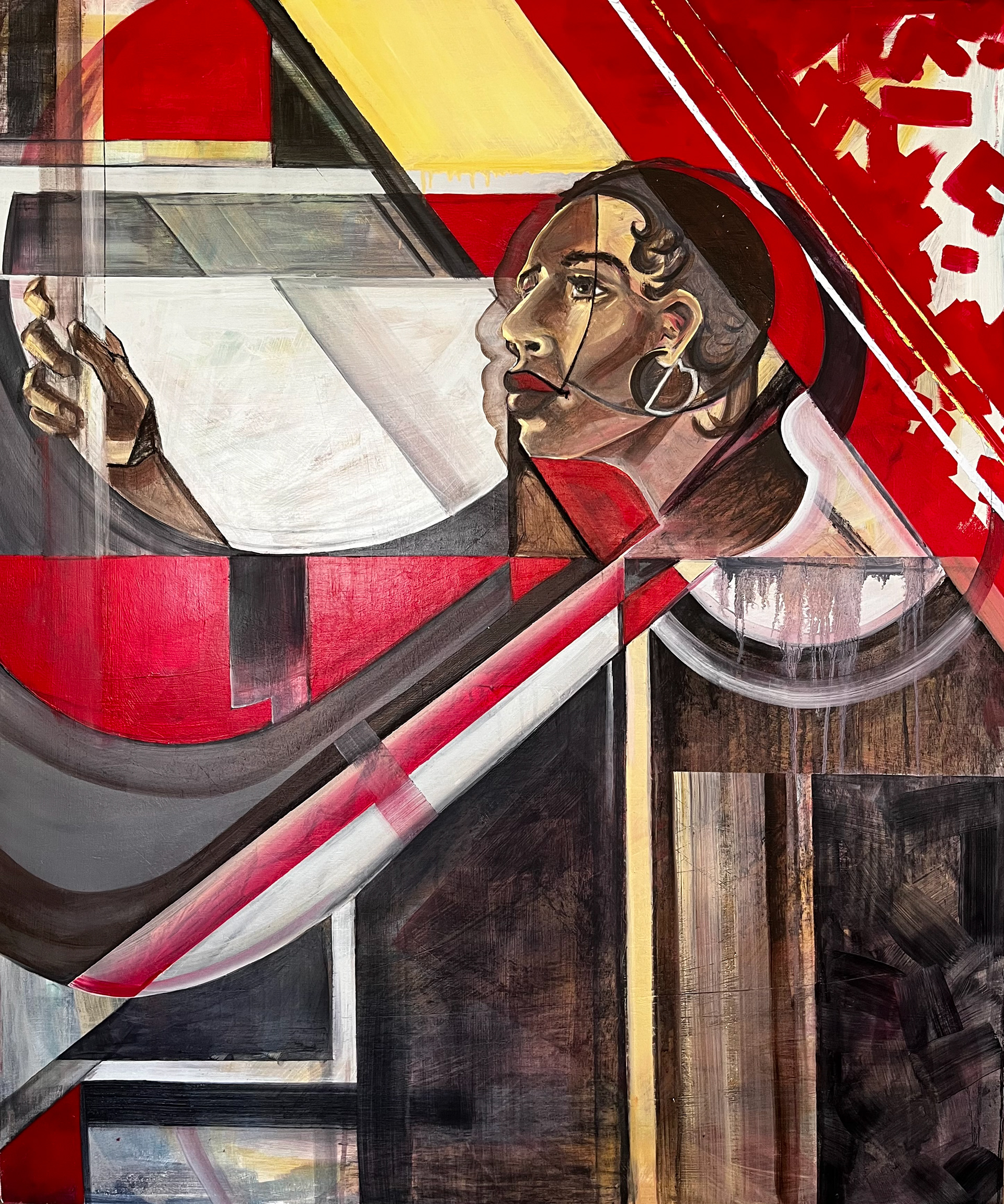 "March On" Painting for the Healing and Understanding Festival