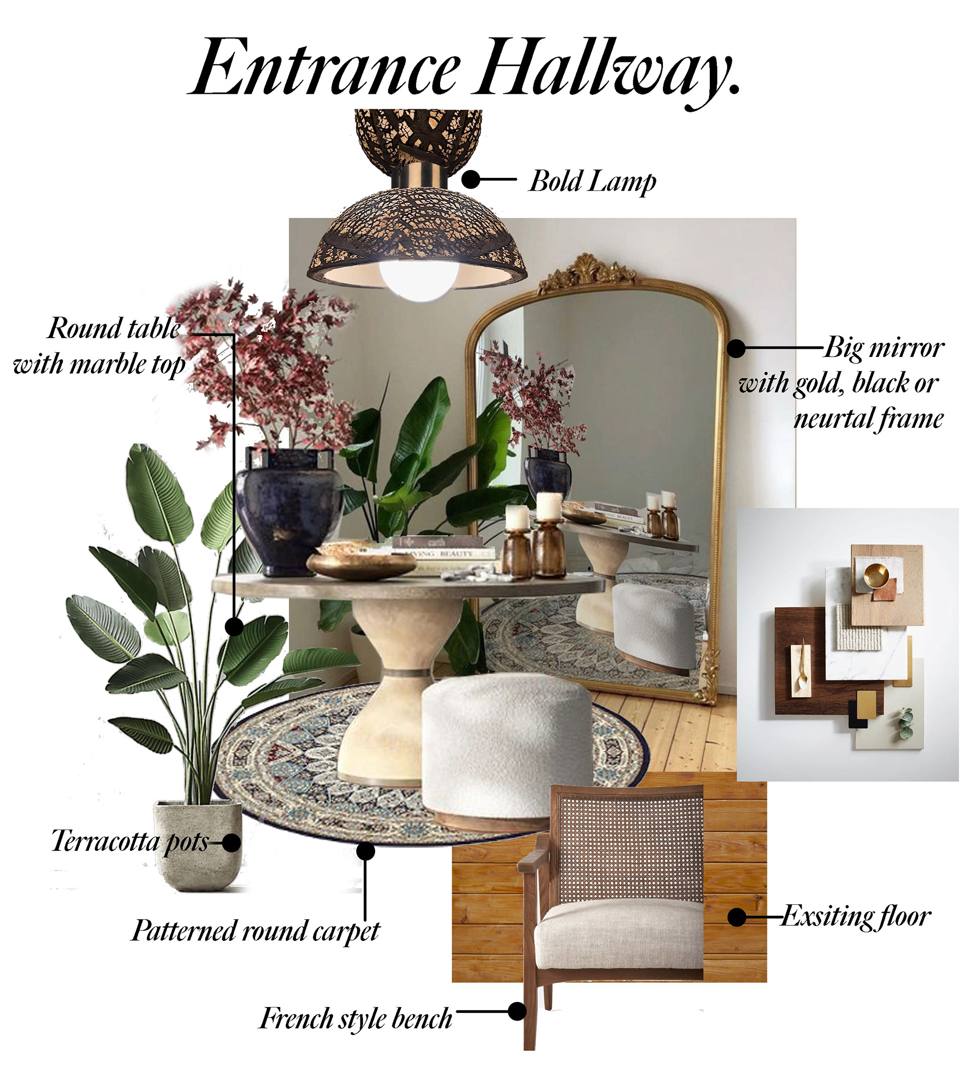 A contemporary take on the entrance hall. 