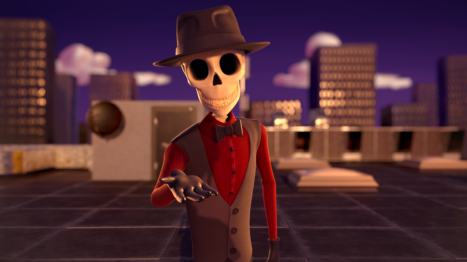 The Last Dance - Student Production (Headsculpt, Charactertextures, Comp in Nuke)