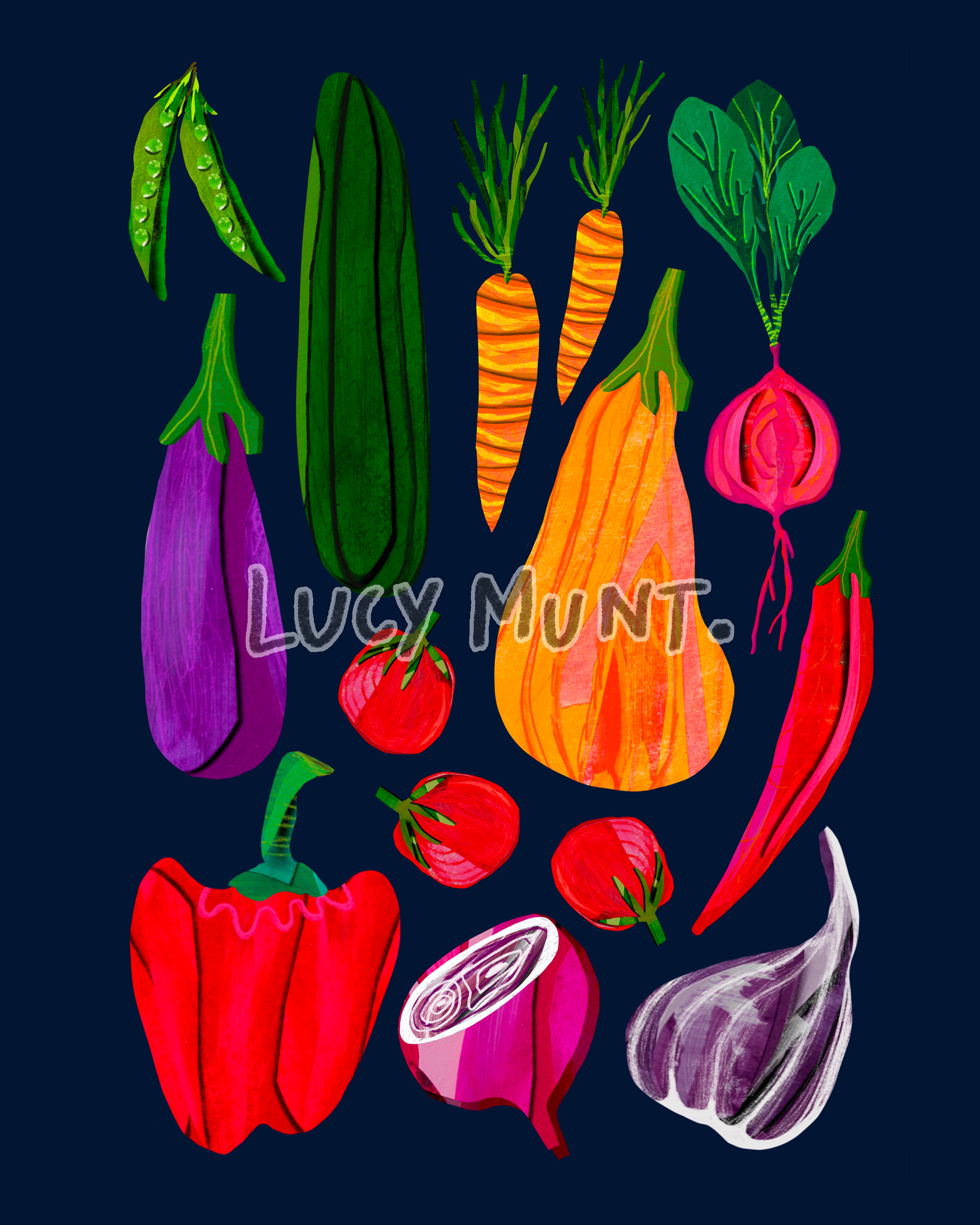 lucy carrots clipart