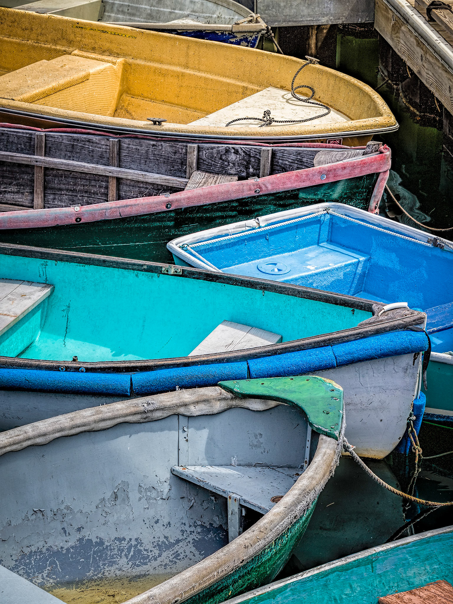 Dories at Rye Harbor