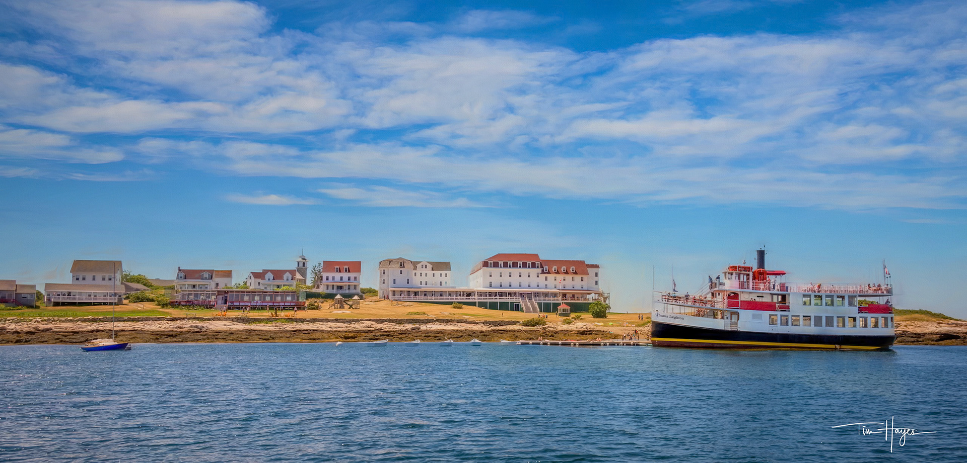 Oceanic Hotel on Star Island and the Thomas Laighton