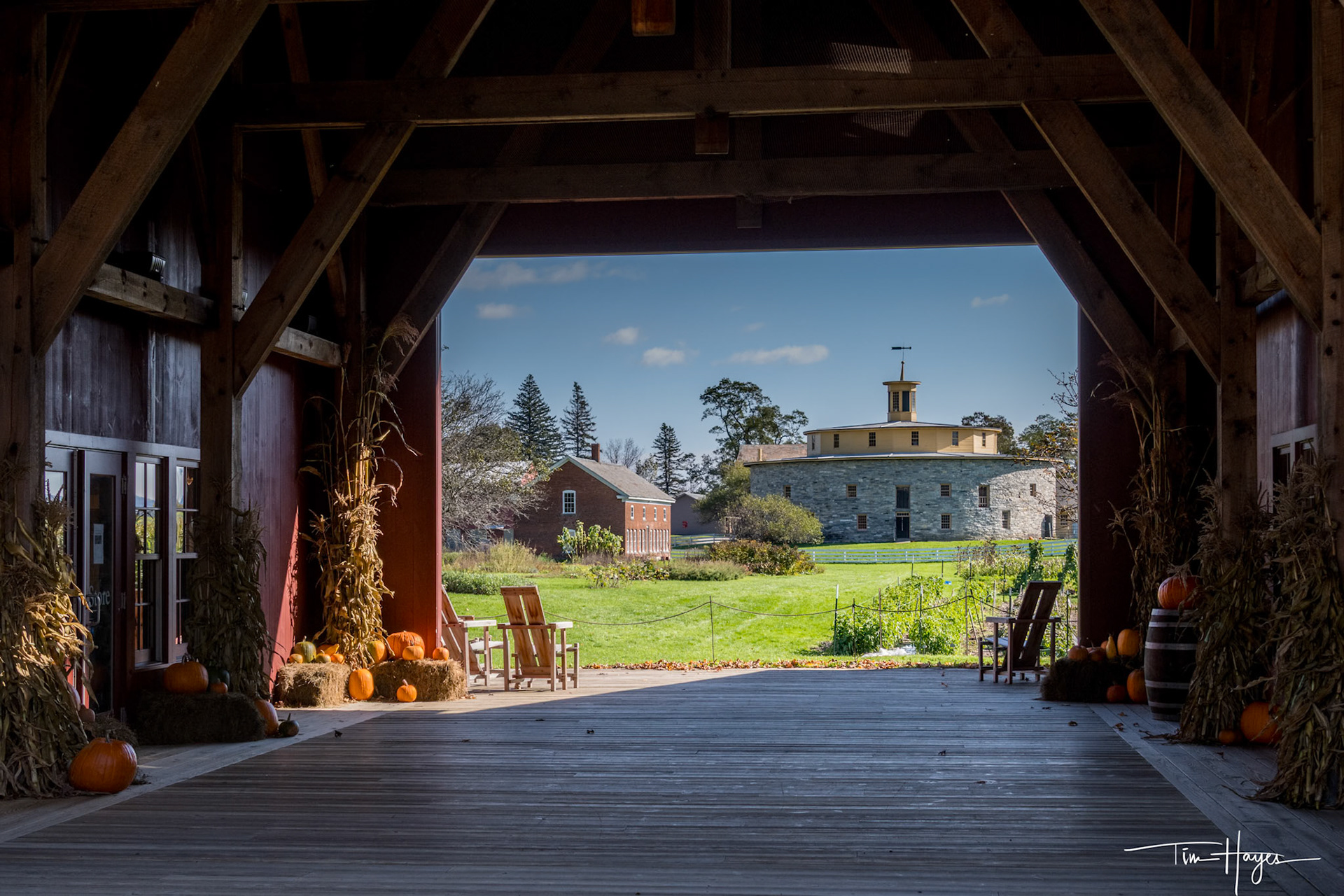 1826 Round  Stone barn