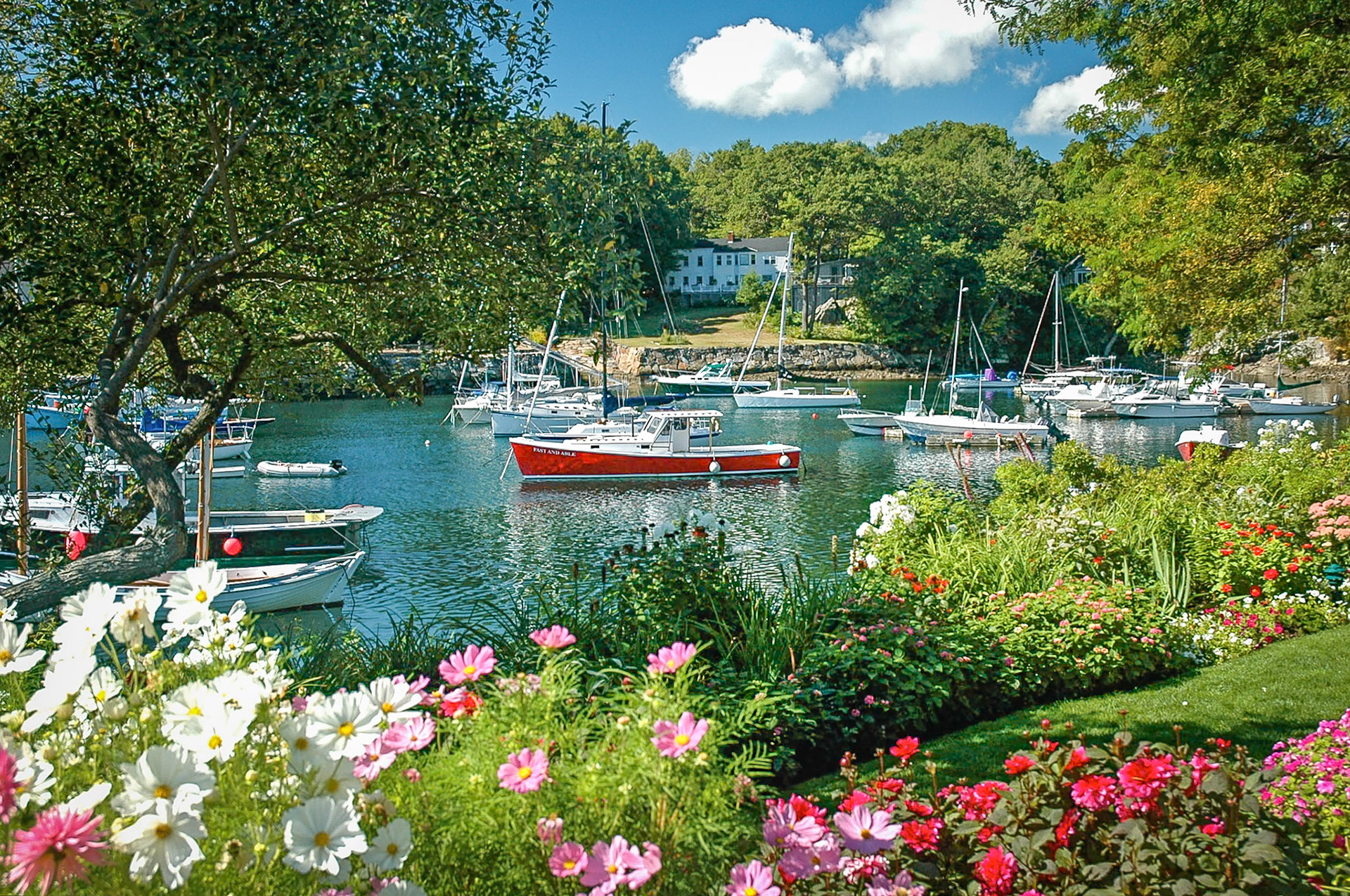 View of Perkins Cove, Ogunquit, ME.