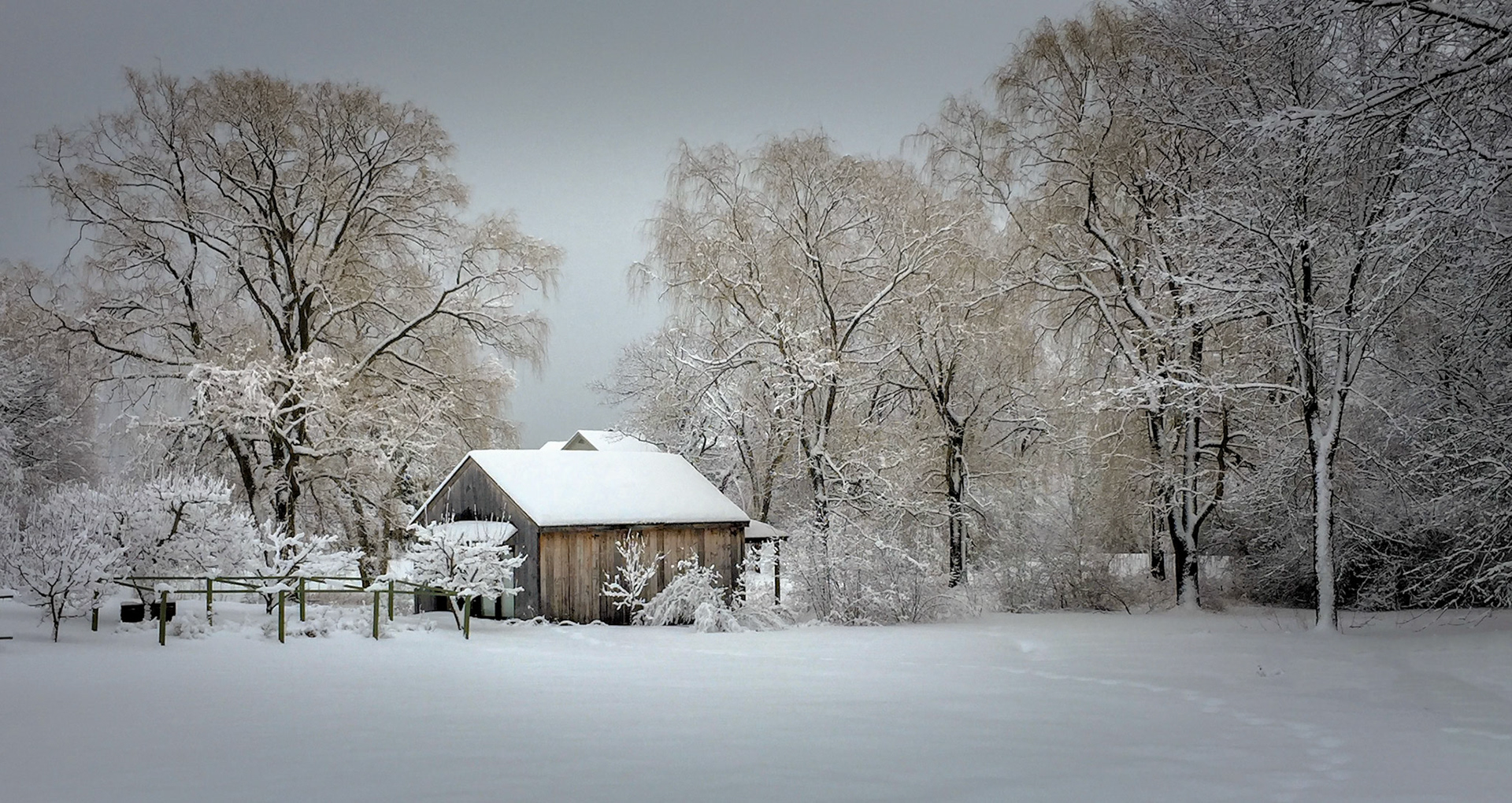 South End winter scene