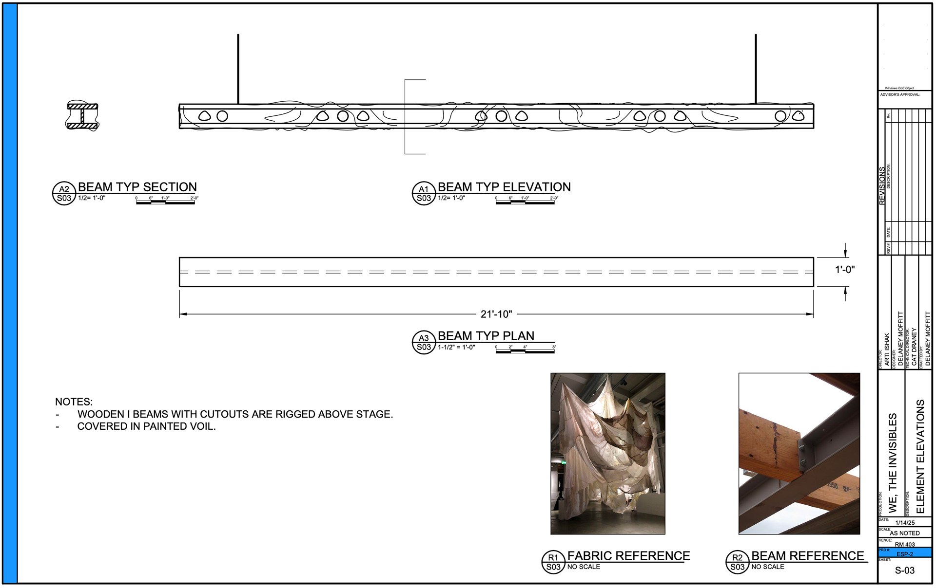 we, the invisibles (2025) scenic drafting finals