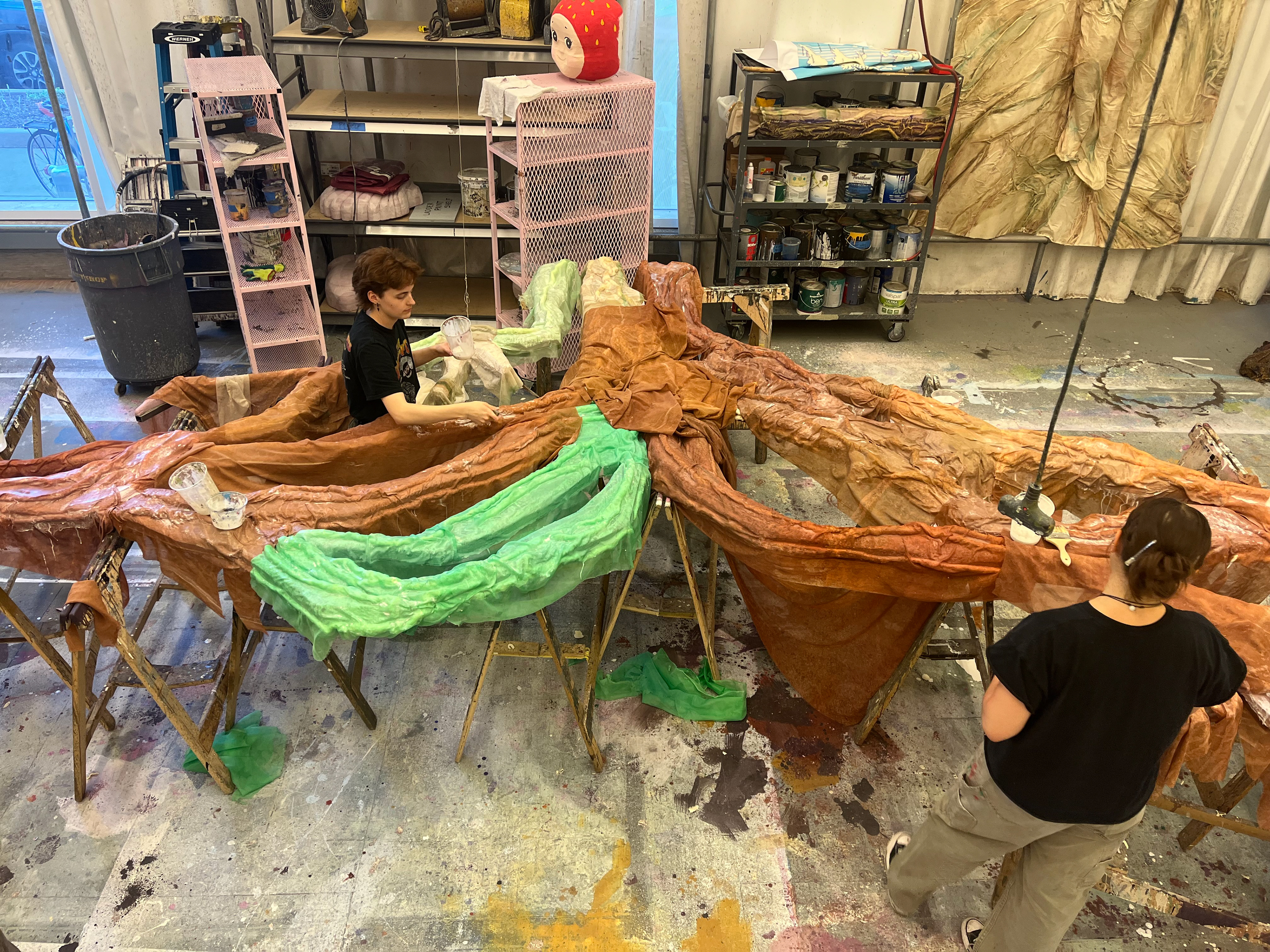 Form carving work (2025) for Naked Mole Rat Gets Dressed: The Underground Rock Experience