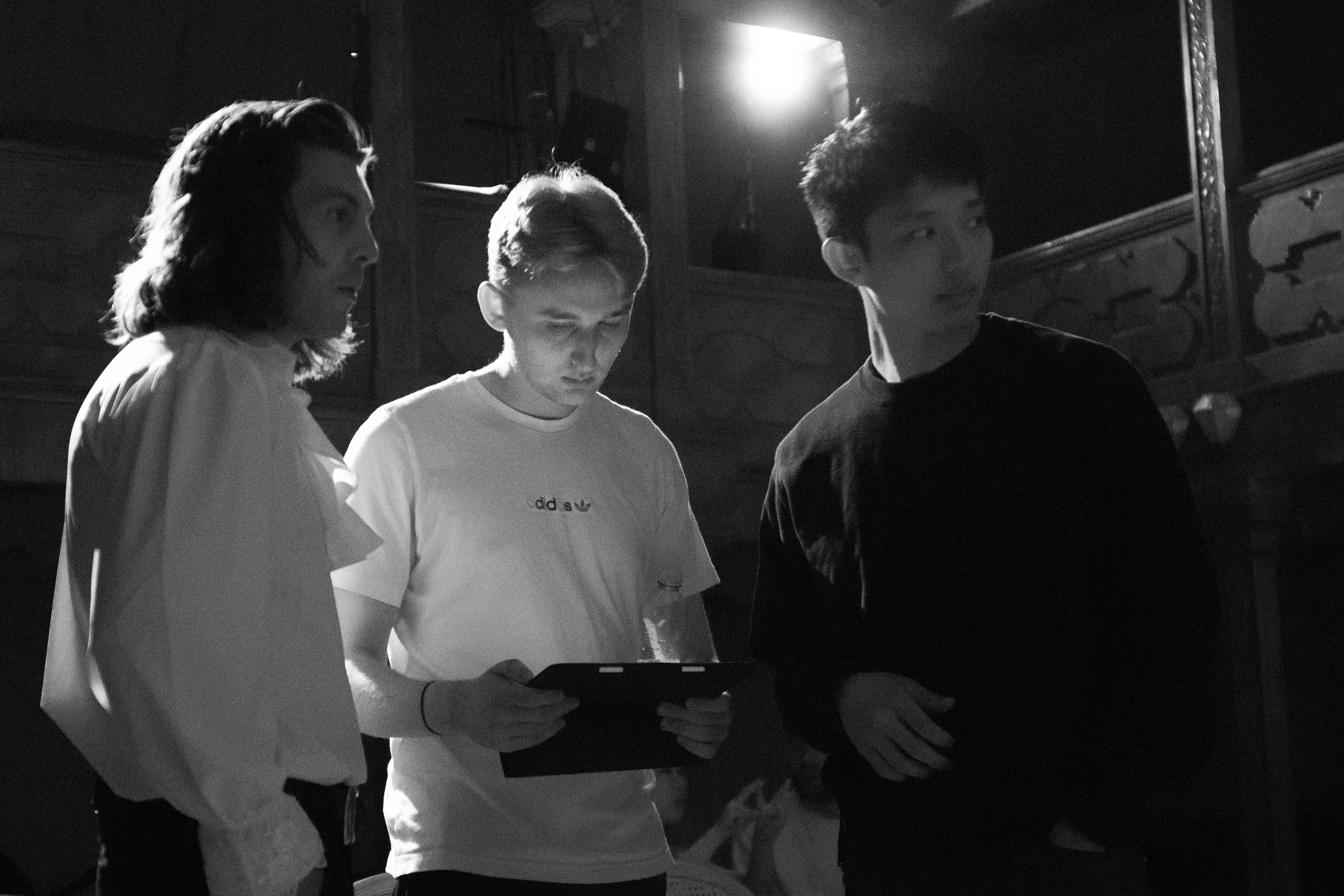 Cal, Harry and DoP Victor Kaipeng