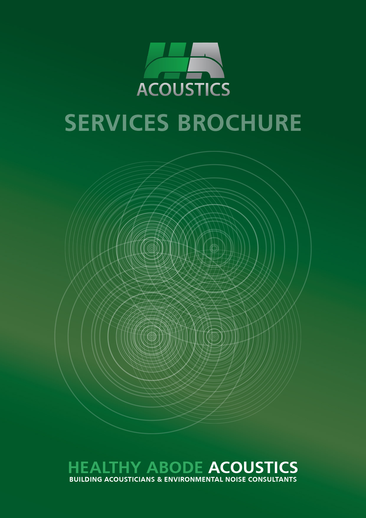 Services brochure front cover