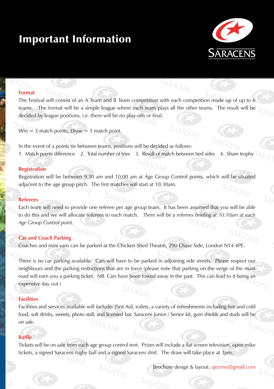 Info page