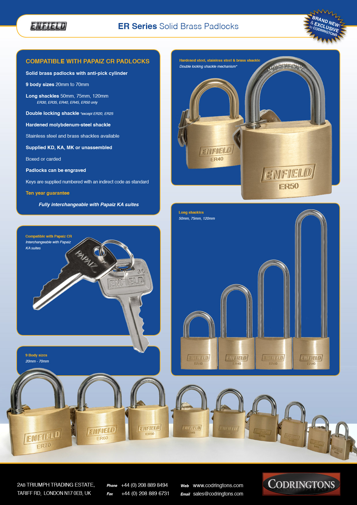ER range leaflet
