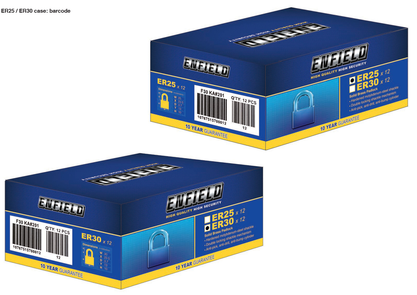 Case (contains boxed or carded products)