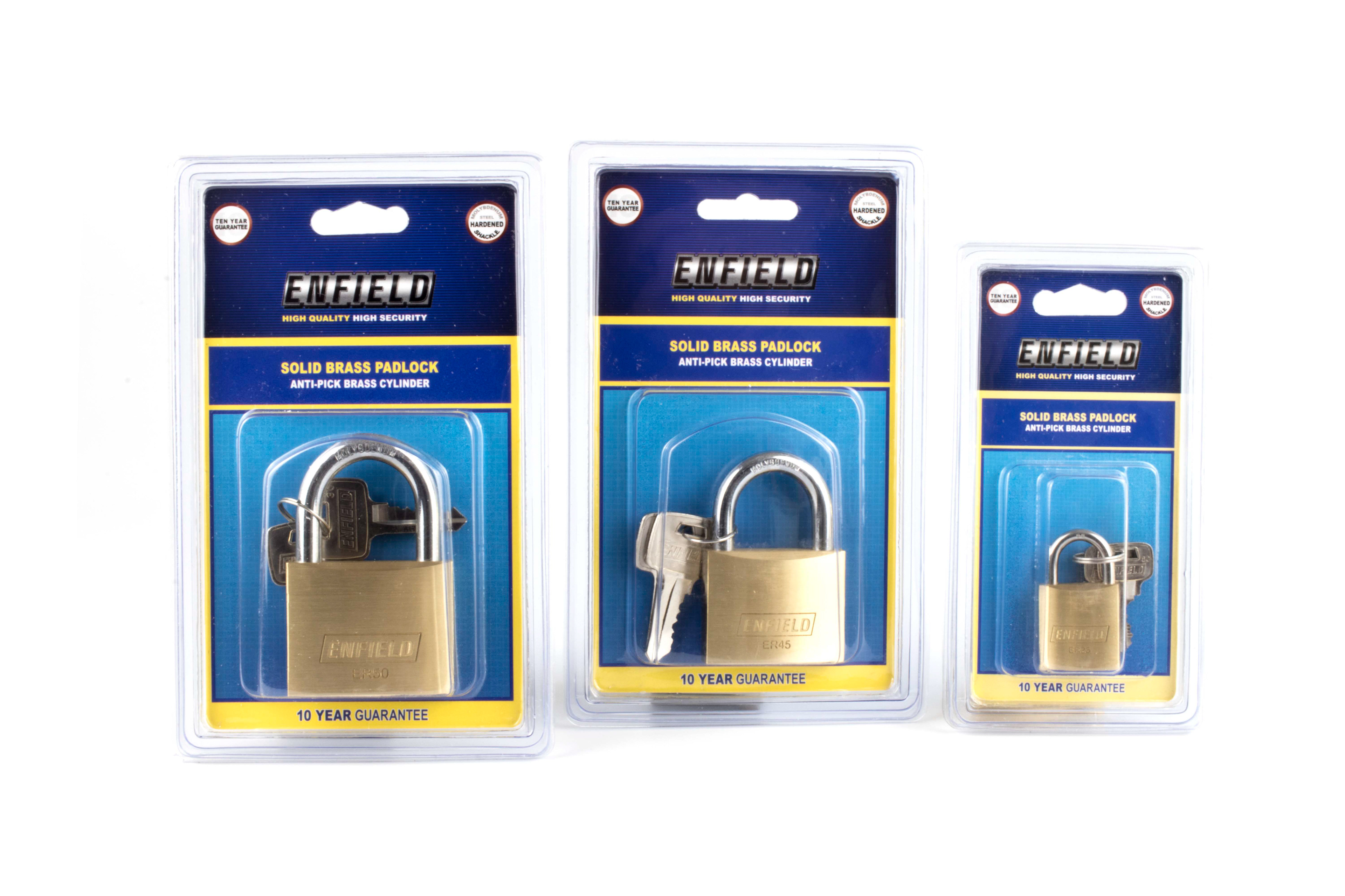 Packaging: ER padlocks