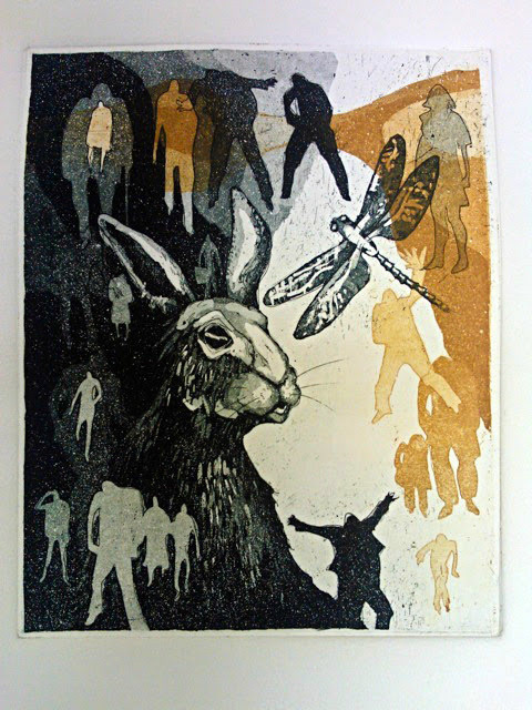 "Network", etsning med akvatint