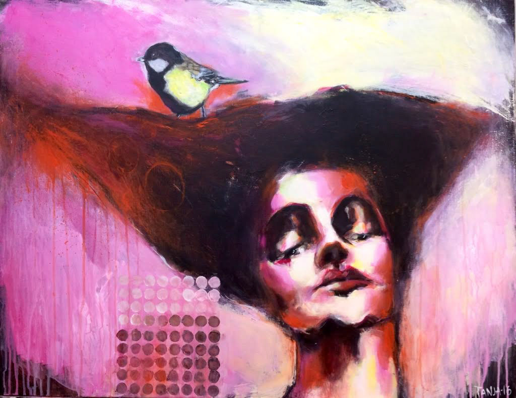 "Paus”
70x90 cm, akryl på duk