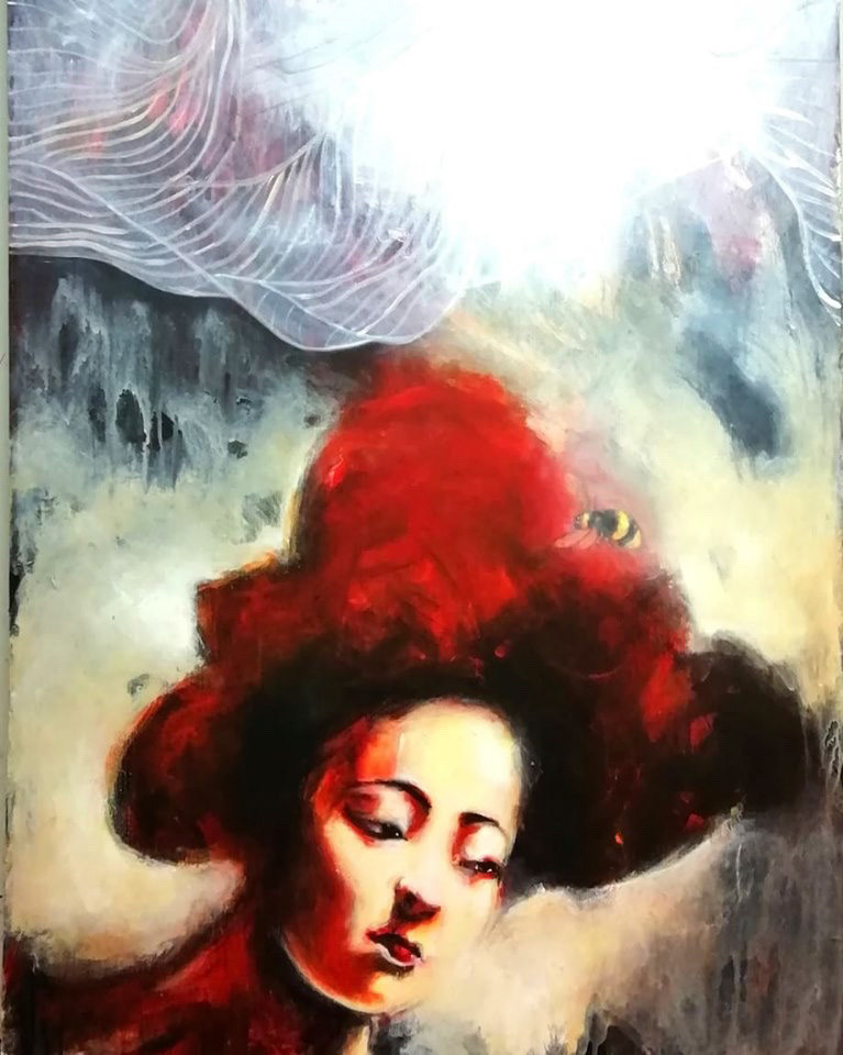 Beställningsarbete
akryl på duk 120 x 110 cm