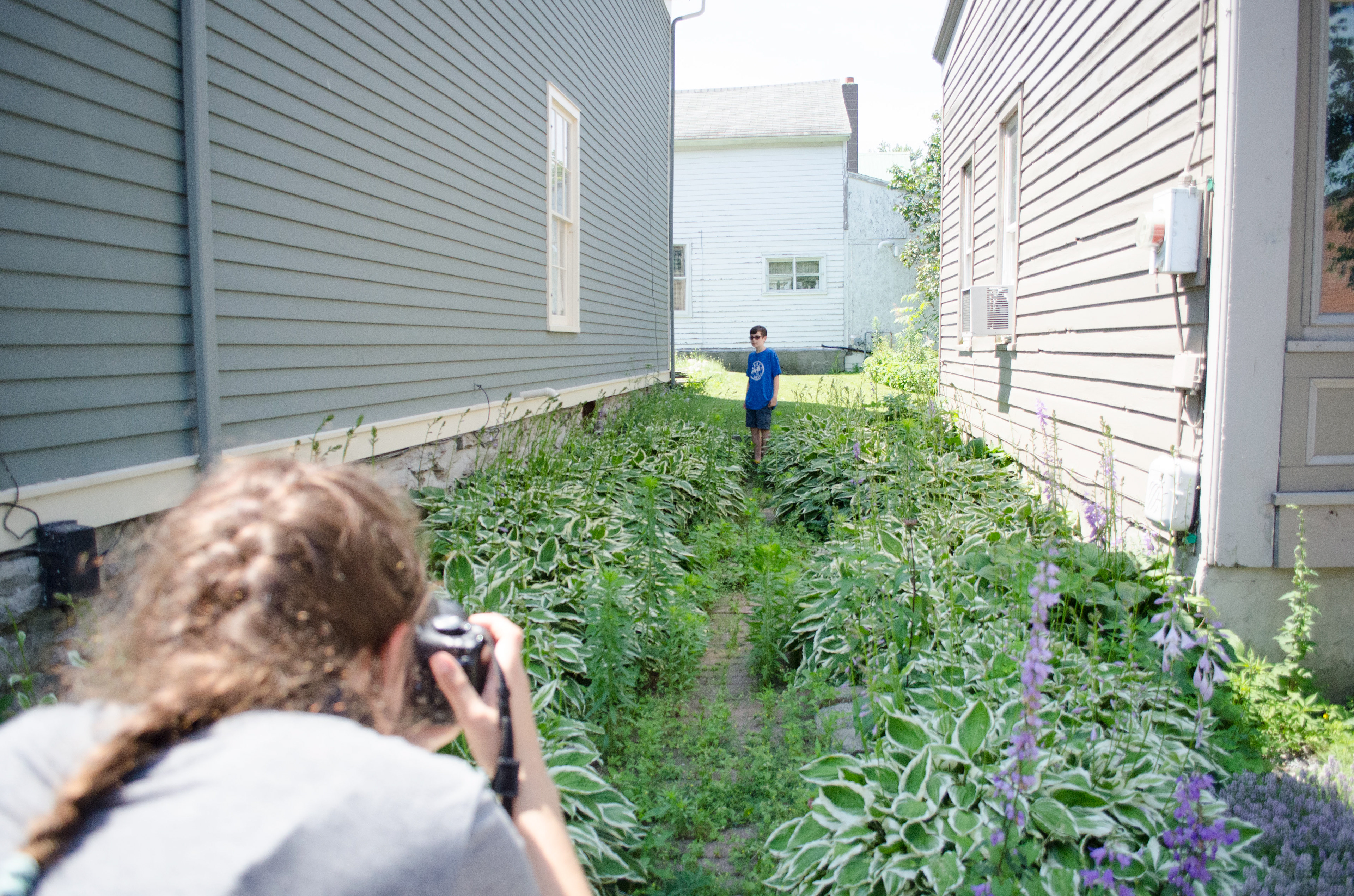 Teen Photo Camp students, Stitches and Pics summer 2017
