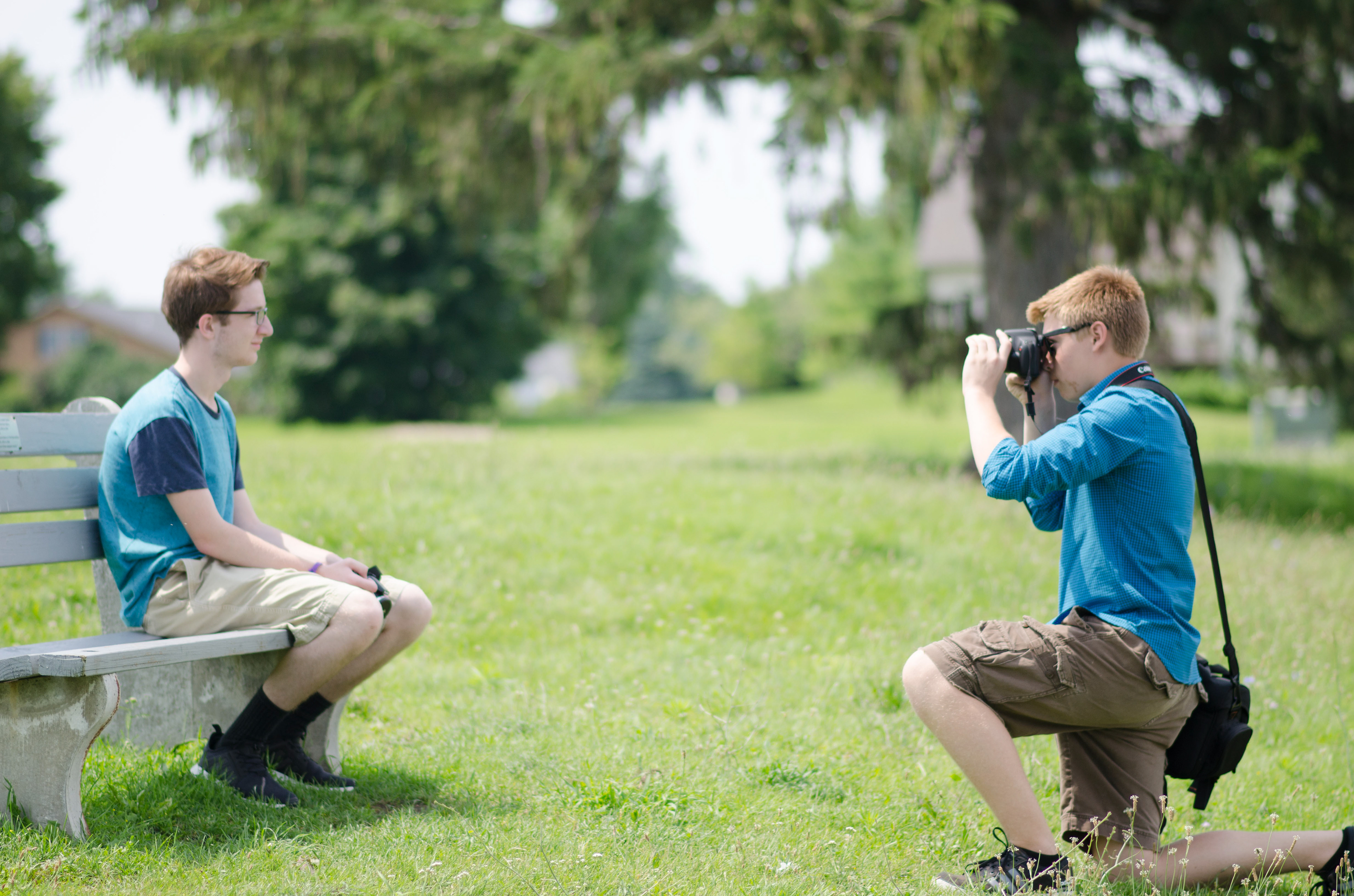 Teen Photo Camp students, Stitches and Pics summer 2017