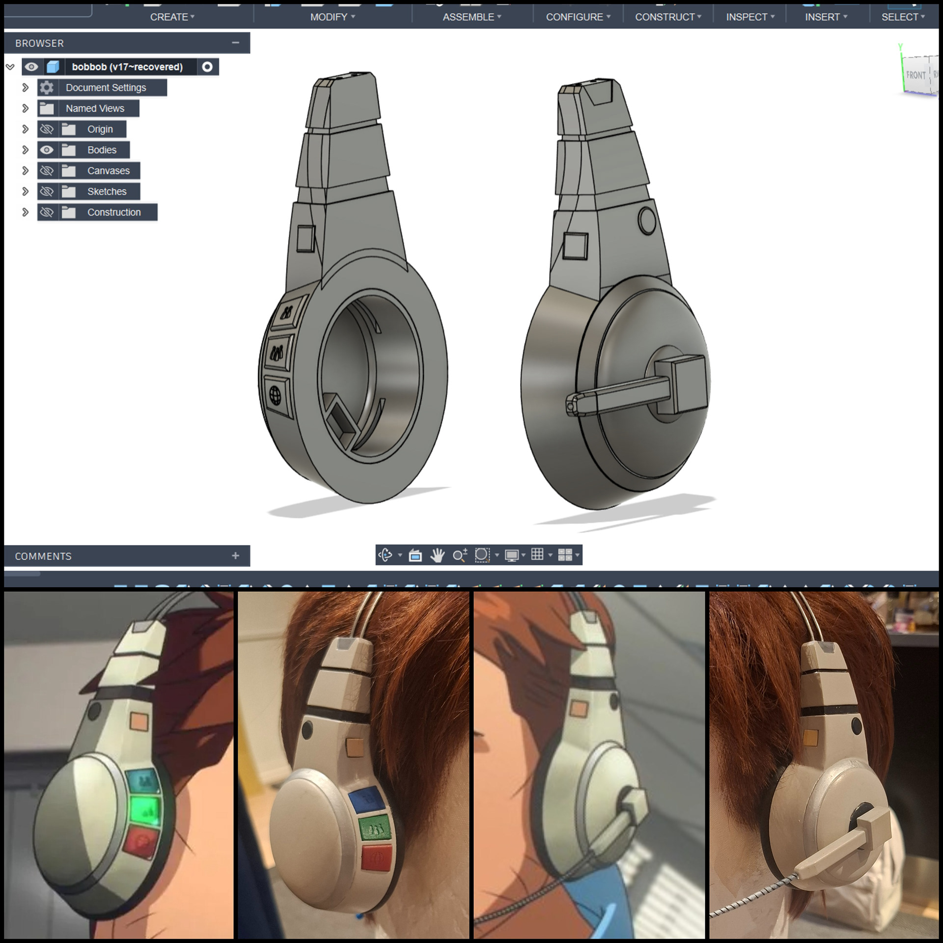 3d sculpt to print - including reference