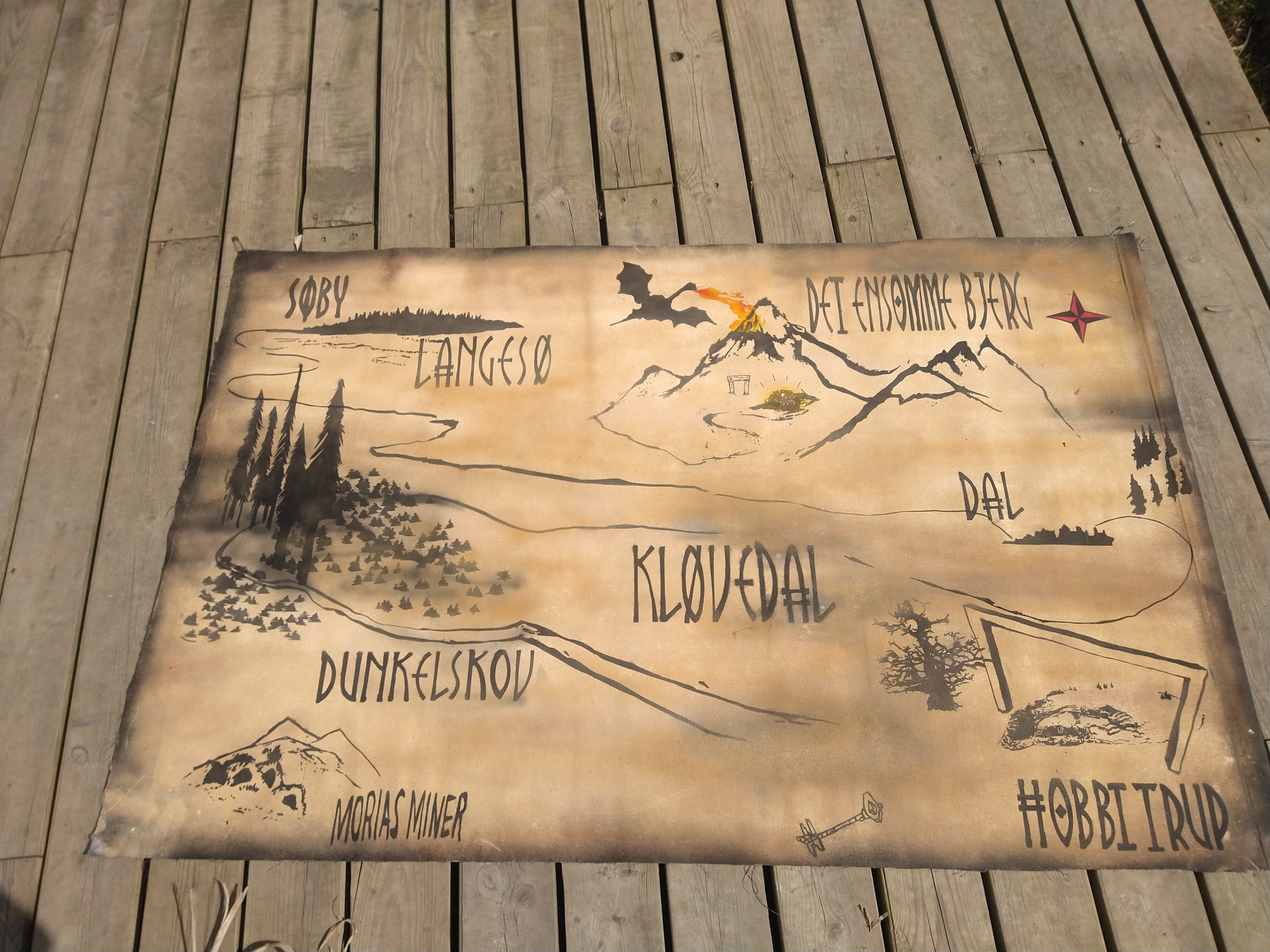 Map for The Hobbit