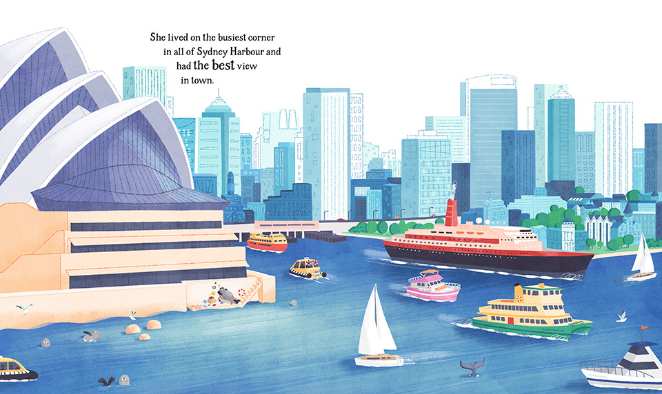 The Singing Seal, Sydney Harbour. Merv Lamington and Allison Langton. "She lived on the busiest corner in all of Sydney Harbour and had the best view in town"