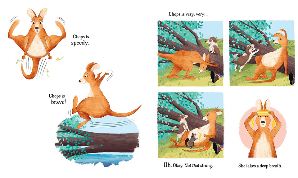 Kung-fu Kangaroo, written by Merv Lamington, illustration by Allison Langton
