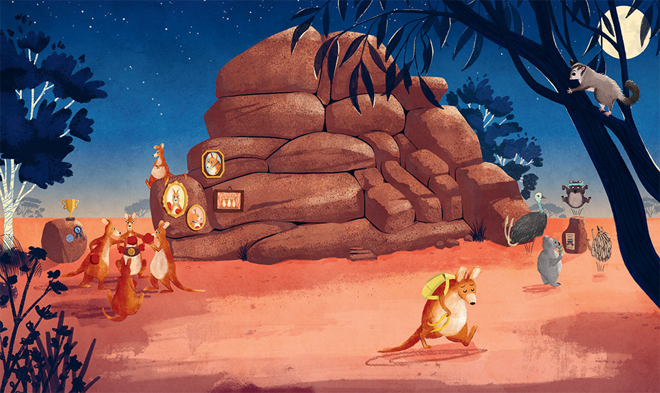 Kung-fu Kangaroo, written by Merv Lamington, illustration by Allison Langton
