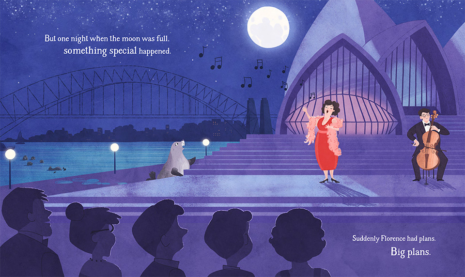 The Singing Seal - Sydney Opera House Soprano. Merv Lamington and Allison Langton. "But one night, when the moon was full, something special happened".