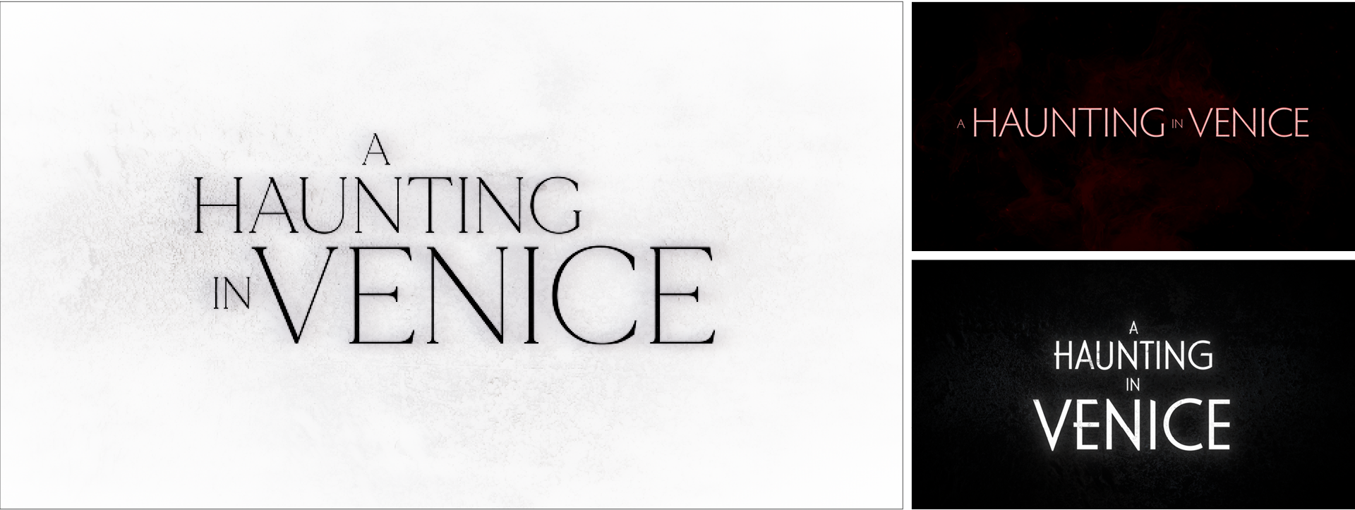 "A Haunting In Venice" Main Title - Style Frames