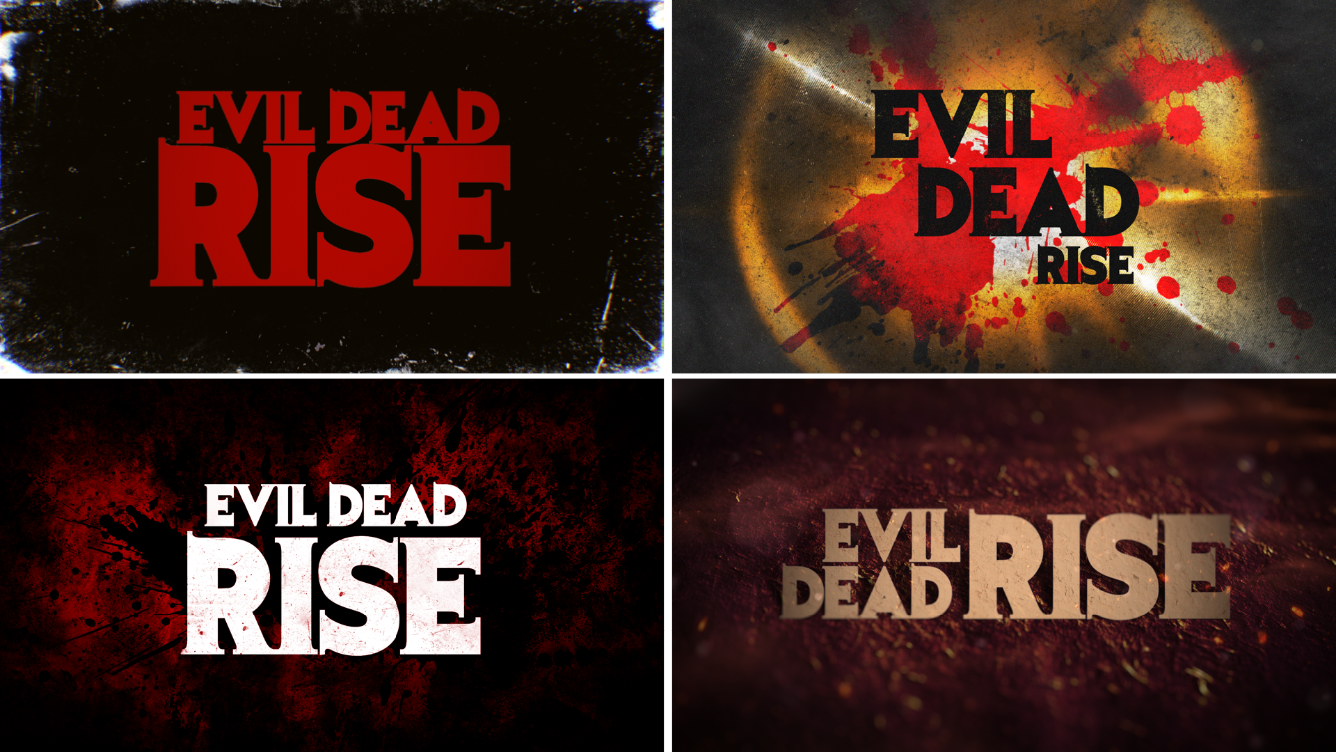 "Evil Dead Rise" Main Title - Style Frames