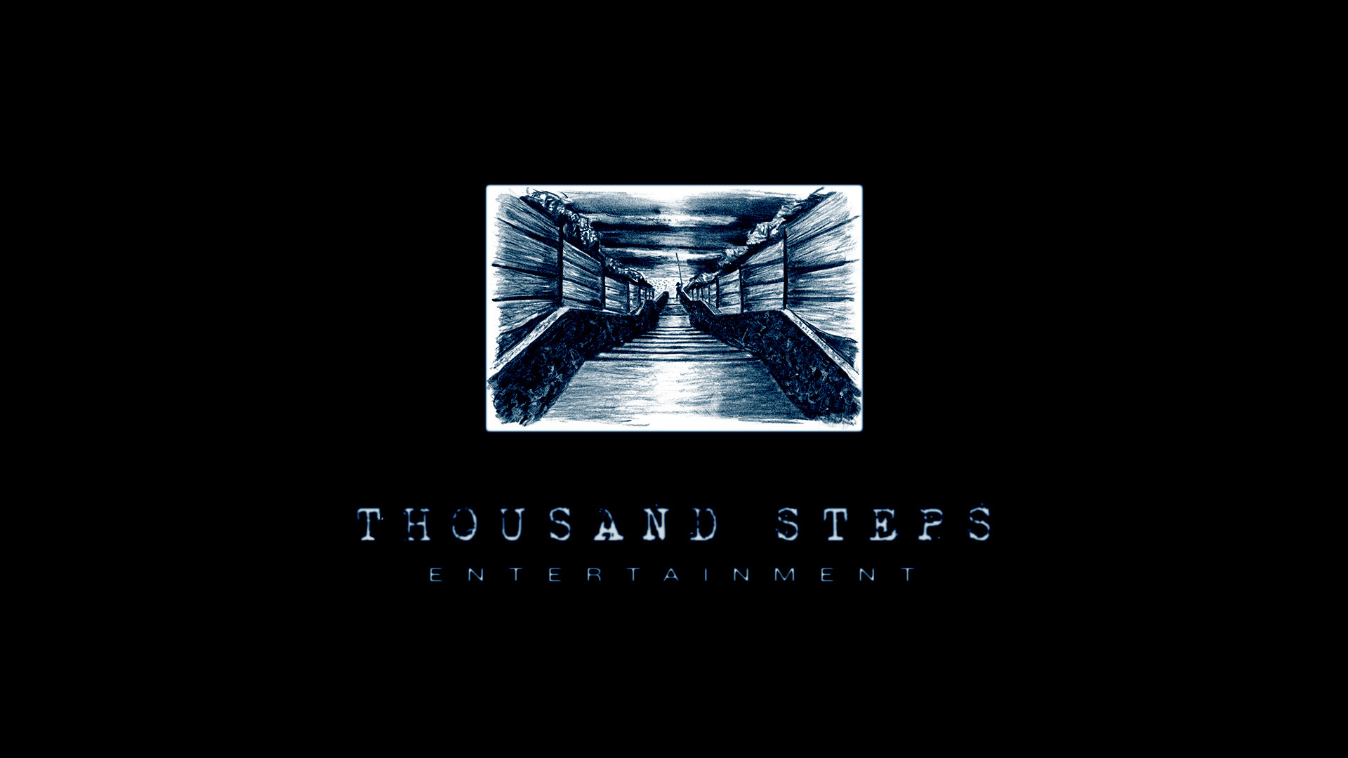 A mixed media studio logo design. Hand drawn sketch.