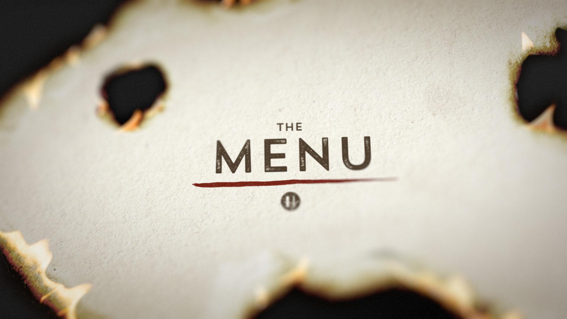 "The Menu" Main Title - Style Frame